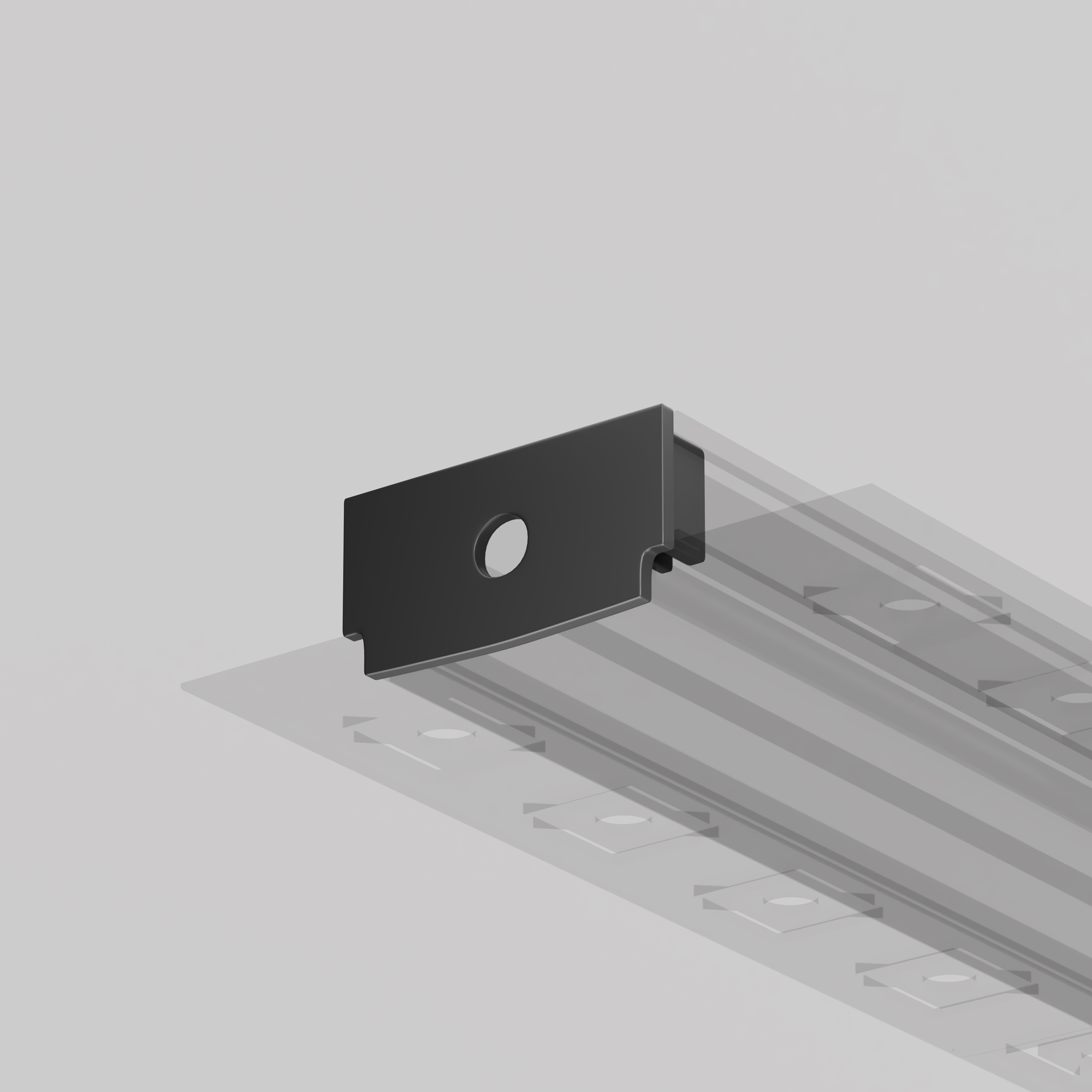 Комплект заглушек (для профиля 61×14) 2 шт., ALM-6114-B-EC 642013 Комплектующие для профиля Led Strip 642013 — изображение 4