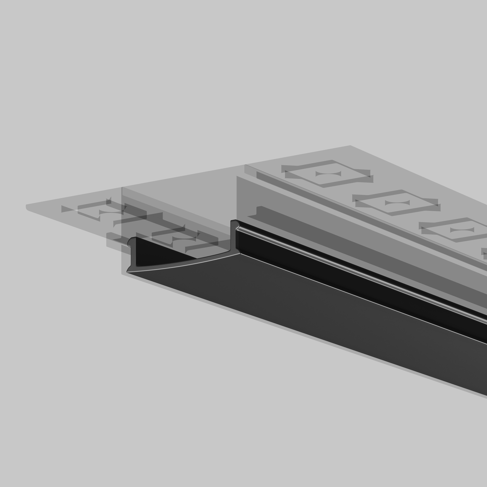 ALM-6114-B-DF-2M 642014 Комплектующие для профиля Led Strip 642014