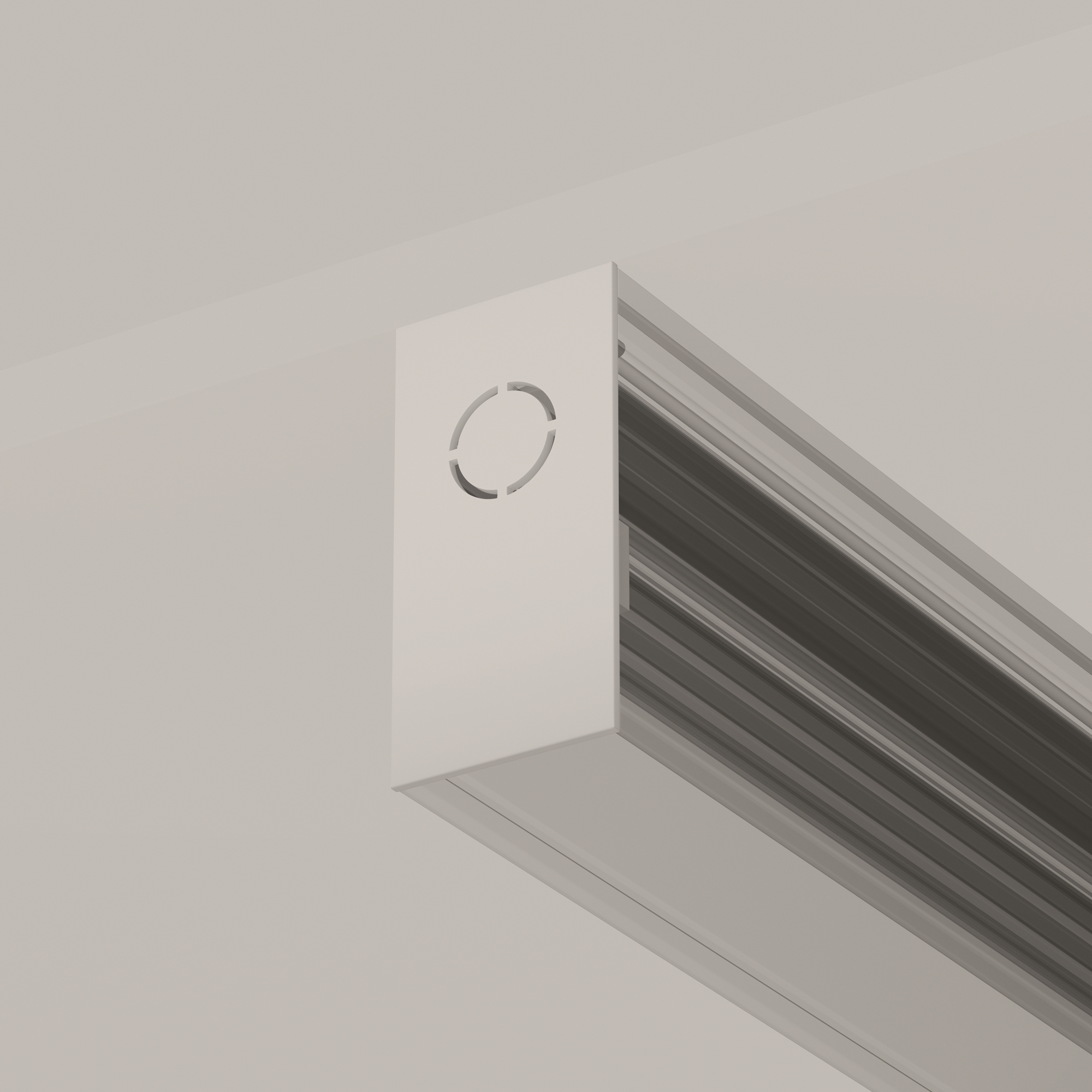 Заглушка торцевая 2 шт. Exility накладной белый Комплектующие для накладной трековой системы Technical TRA034EC-41W — изображение 3