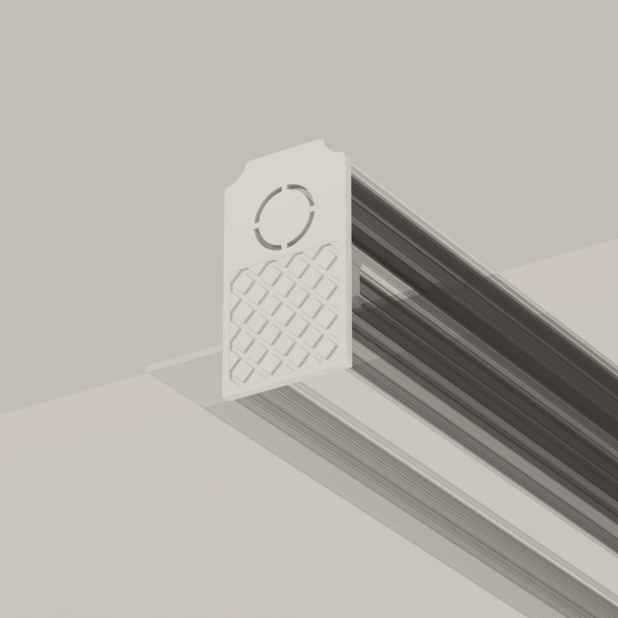 Заглушки к встраиваемому шинопроводу Exility 2 шт. белый Комплектующие для встраиваемой трековой системы Technical TRA034EC-42W — изображение 2