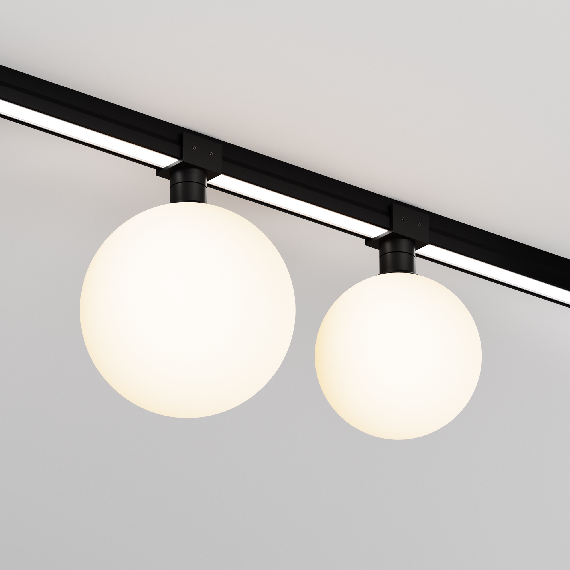 Уличный трековый светильник Luna Elasity IP 3000К 9Вт 120° черный Уличный трековый светильник Outdoor O-TR01-2-S-9WB3K — изображение 4