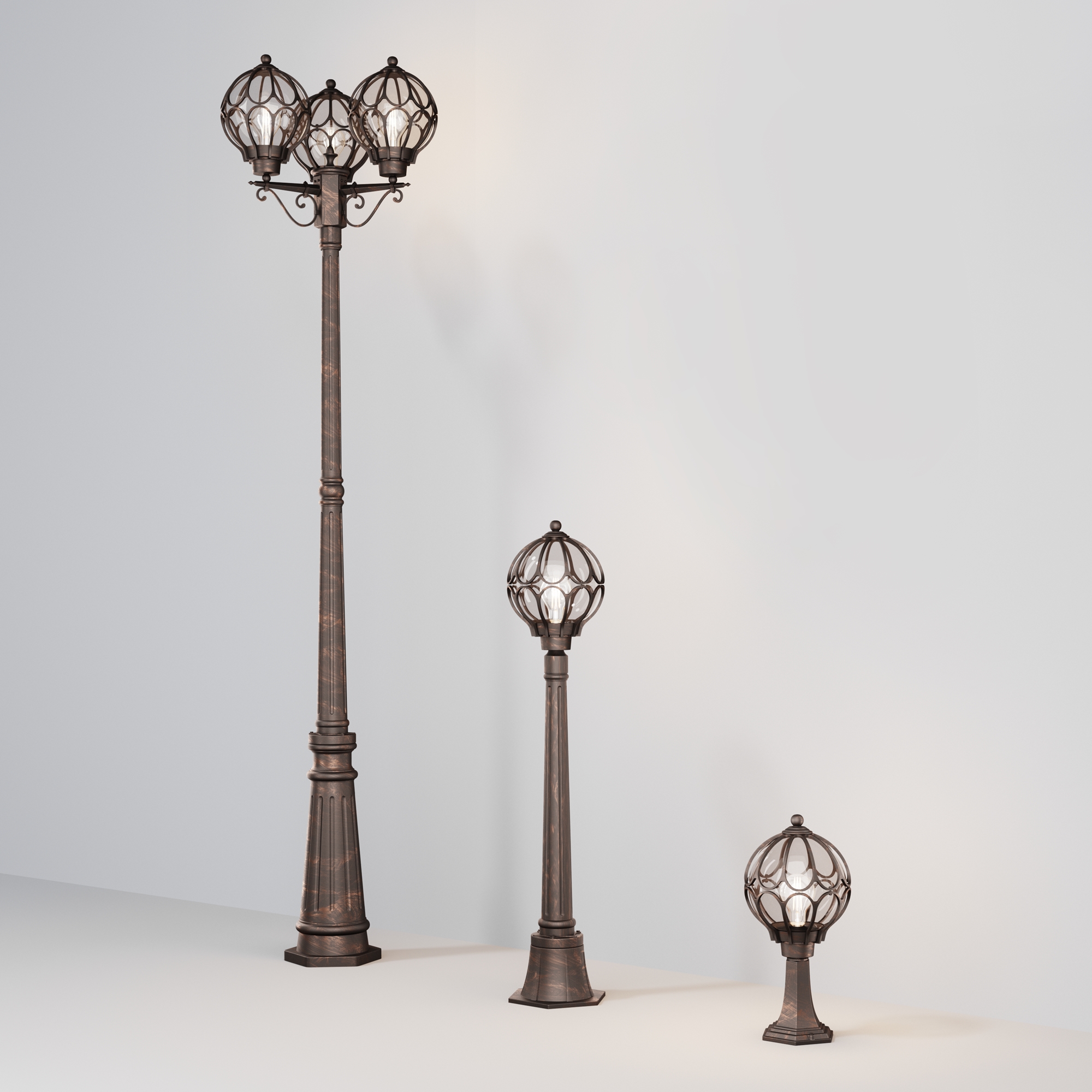 Ландшафтный светильник Via E27х1 60Вт IP 44 Ландшафтный светильник Outdoor O023FL-01G — изображение 4