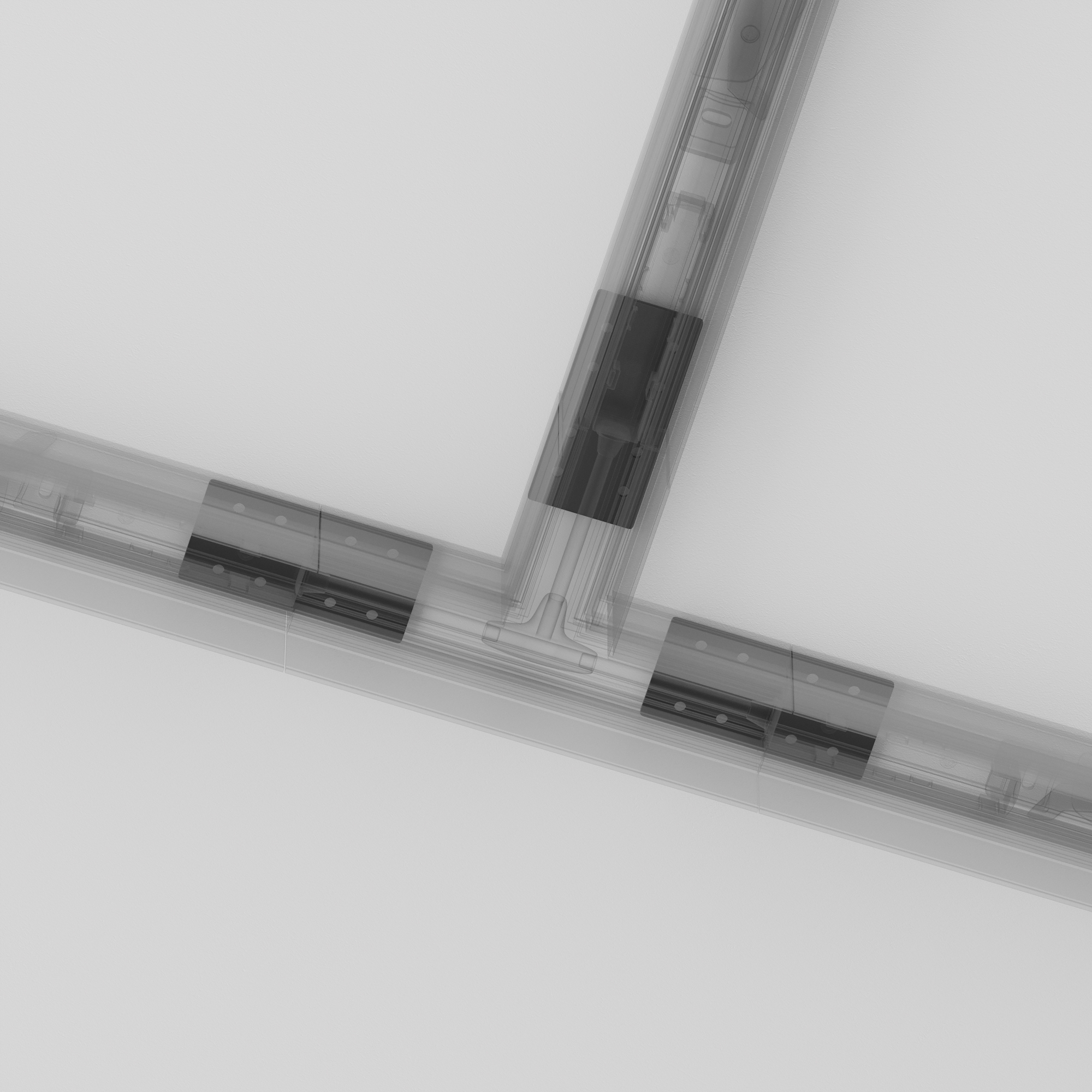 Прямой коннектор S35 накладной черный 1 шт. Комплектующие для накладной трековой системы Technical TRA004C-21S — изображение 2