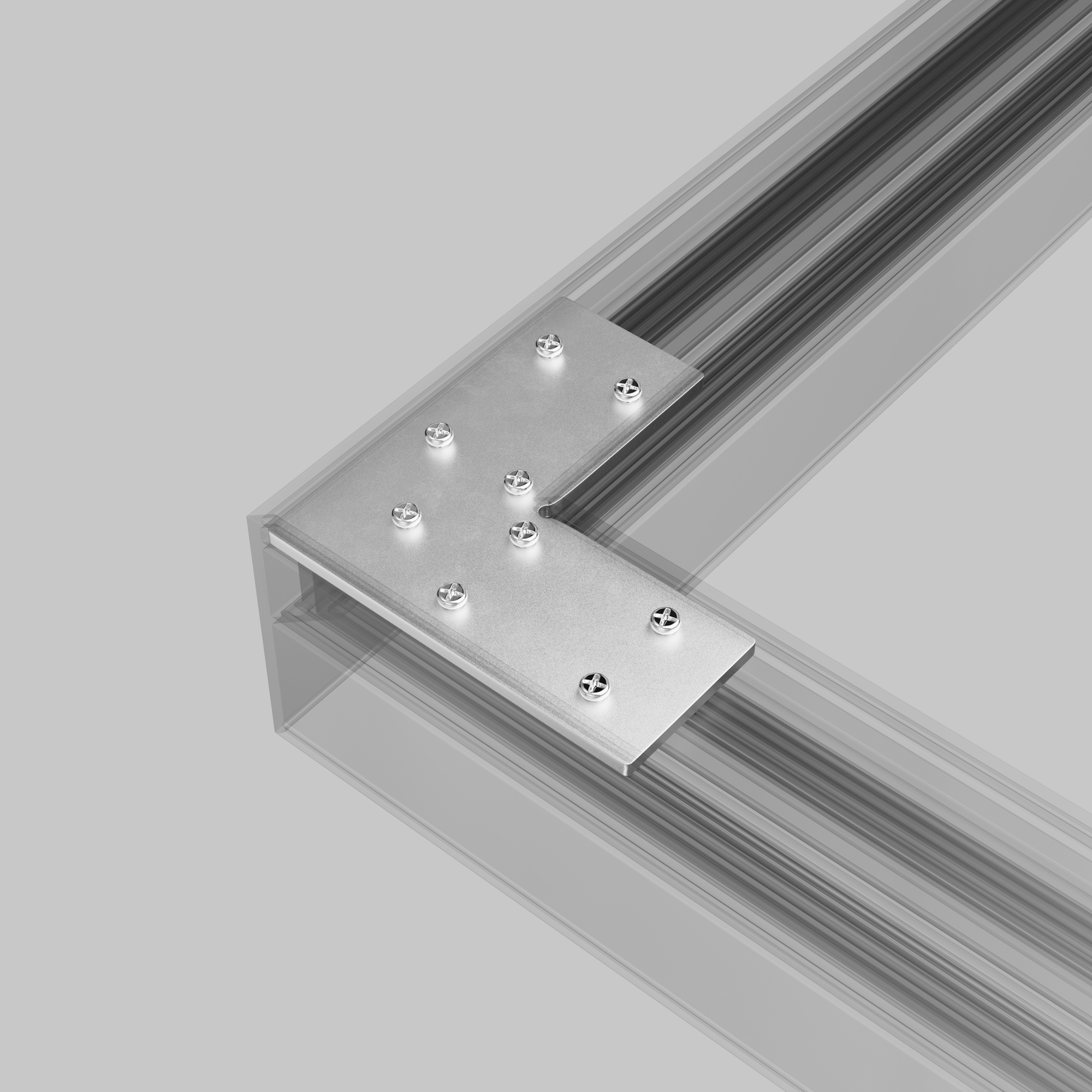 Соединитель угловой для накладного шинопровода Gravity Комплектующие для трековой системы Technical TRA010CL-21 — изображение 4