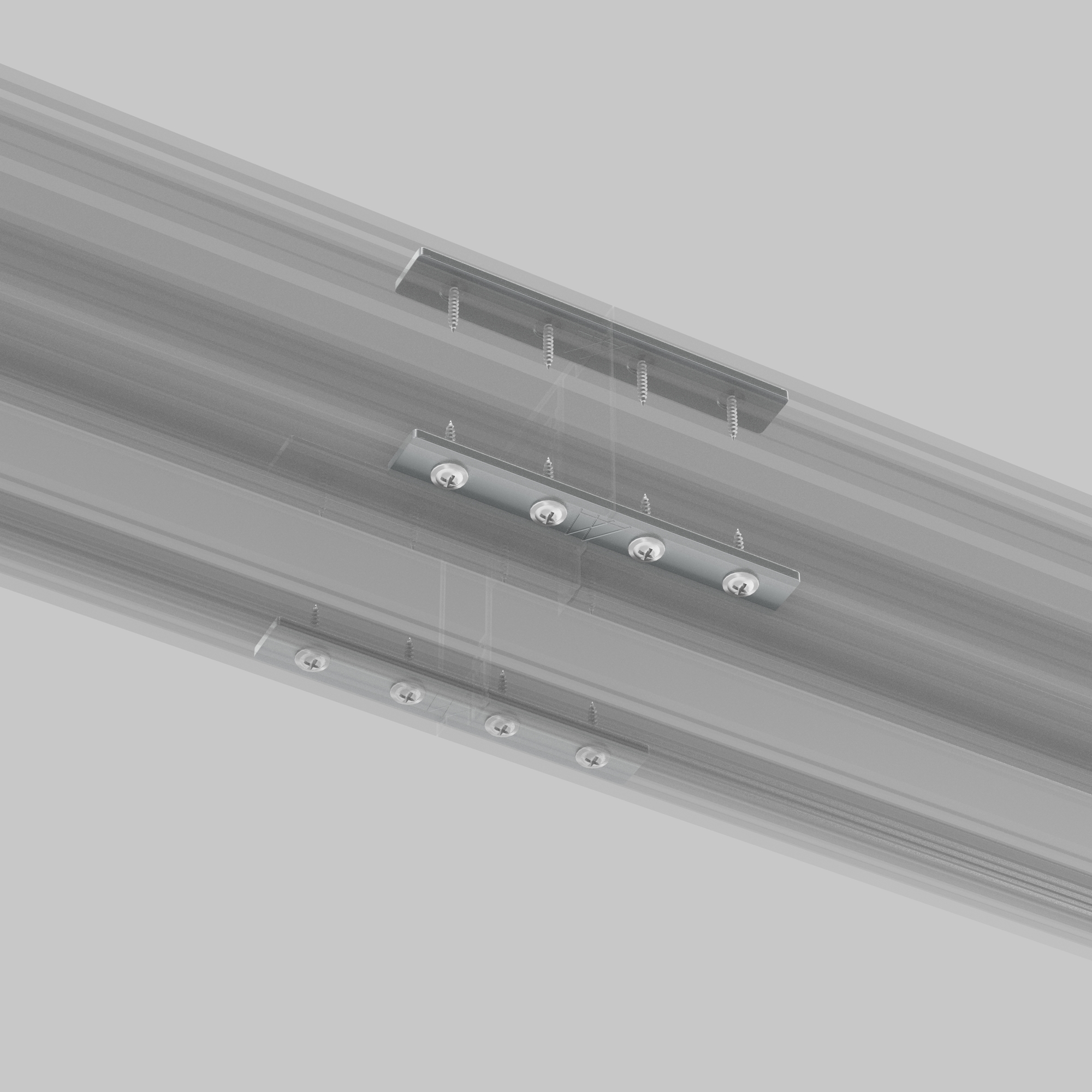 Комплект прямых соединителей для демпферного шинопровода, 4 шт Комплектующие для встраиваемой трековой системы Technical TRA034D-C-42S — изображение 4