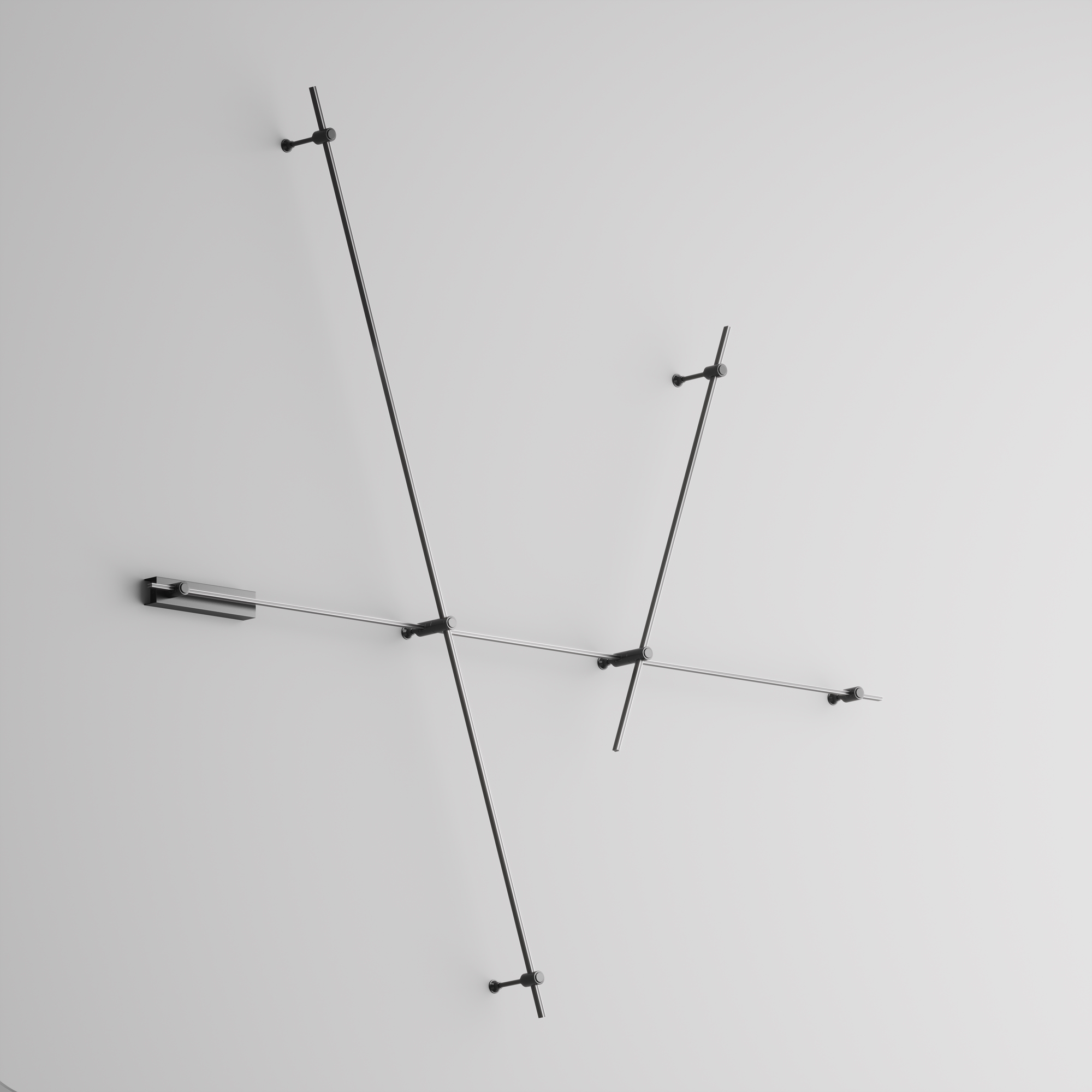 Шинопровод 1м Flarity черный Шинопровод накладной/подвесной Technical TRX154-111B — изображение 4