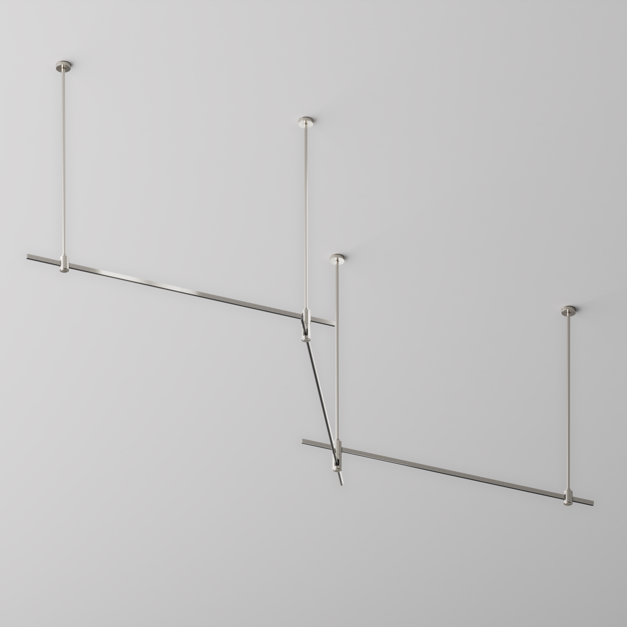 Шинопровод 1 м Flarity платина Шинопровод накладной/подвесной Technical TRX154-111PT — изображение 2