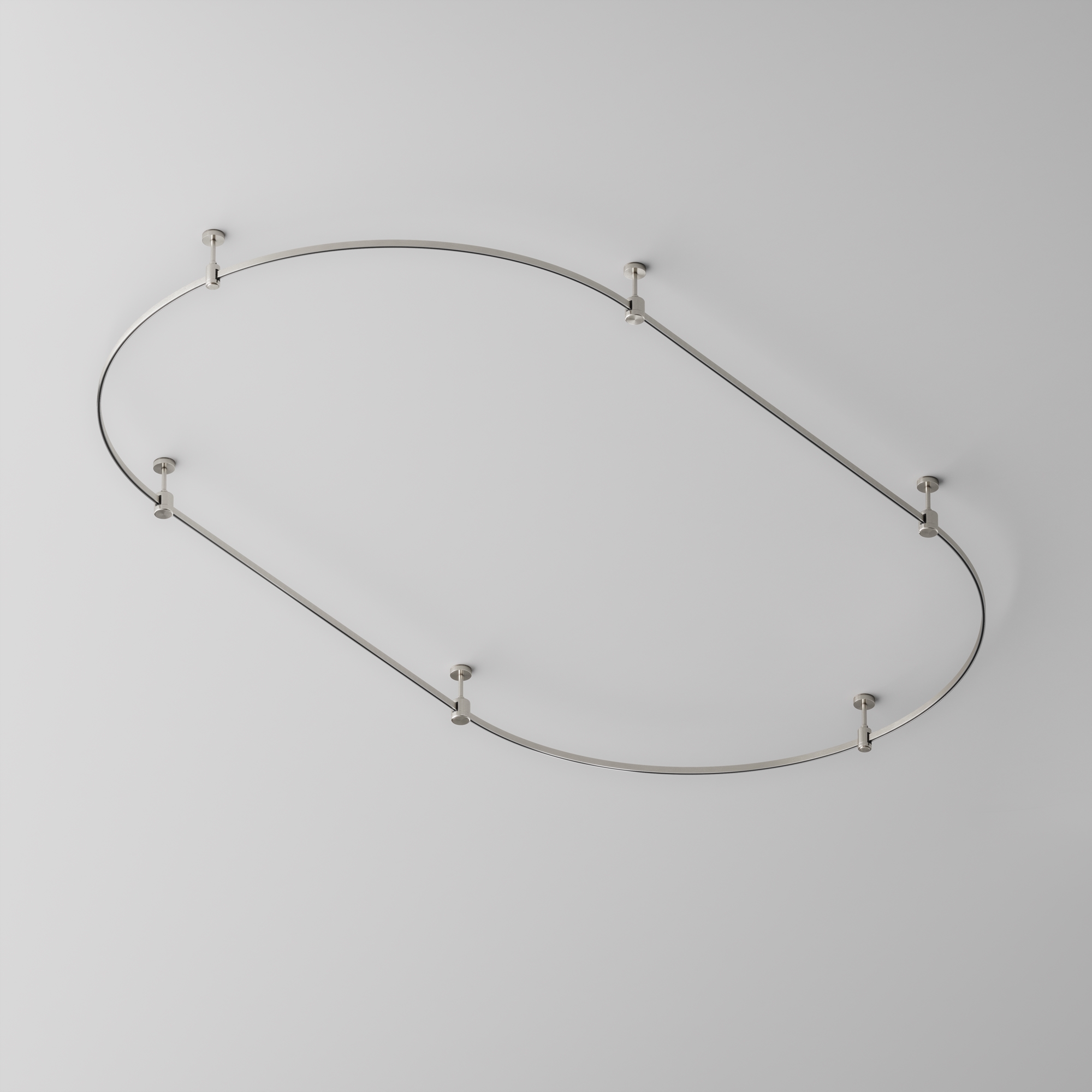 Шинопровод круглый из полукругов 1200мм Flarity платина Шинопровод накладной/подвесной Technical TRX154-2SR-D1200-PT — изображение 4