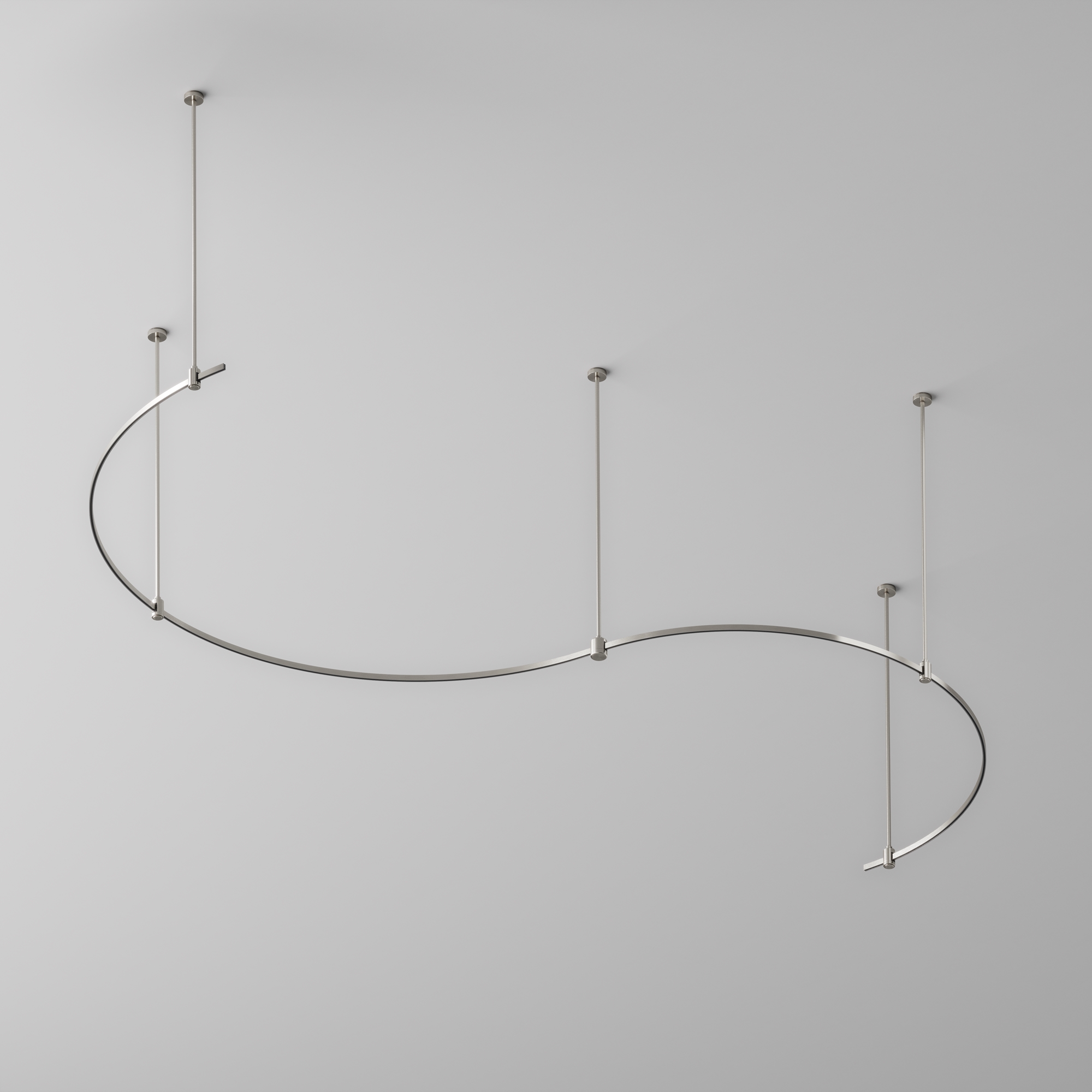 Шинопровод круглый из полукругов 1500мм Flarity платина Шинопровод накладной/подвесной Technical TRX154-2SR-D1500-PT — изображение 4