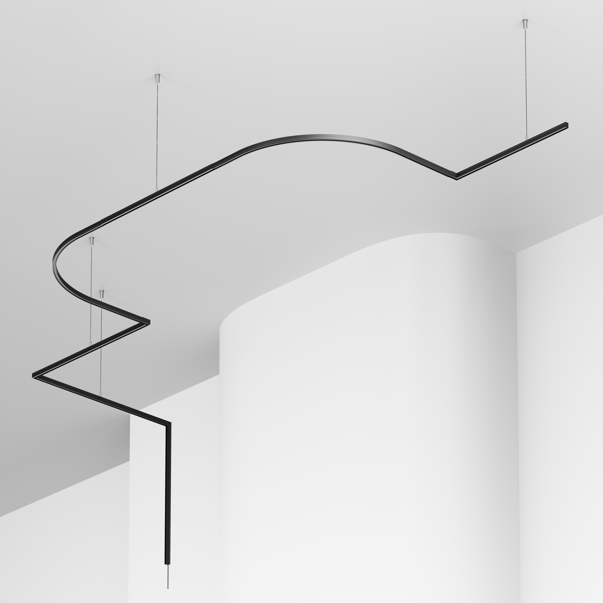 Шинопровод накладной 2м Levity Шинопровод накладной/подвесной Technical TRX184-112B-1 — изображение 2