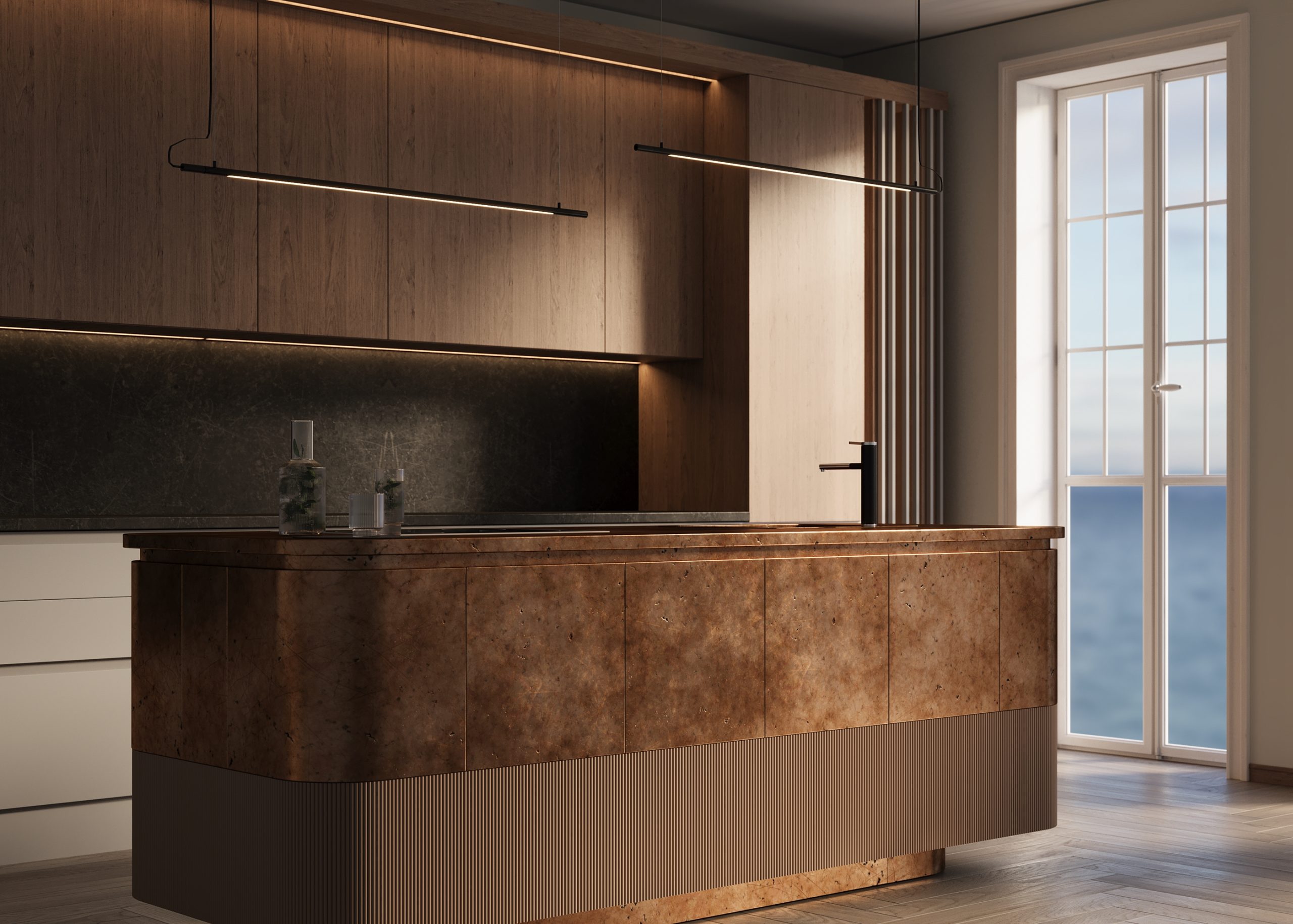 Светильник Basis для системы освещения Axity 3000/6000К 24Вт 120° Светильник Technical C100CL-L1000-24W3-6K-BS — изображение 2