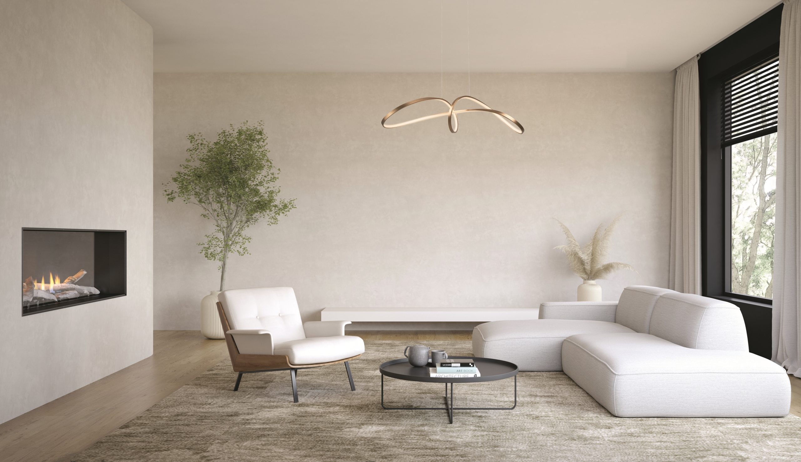 Подвесной светильник Curve 4000K 42Вт Подвесной светильник Maytoni MOD156PL-L52G4K — изображение 2