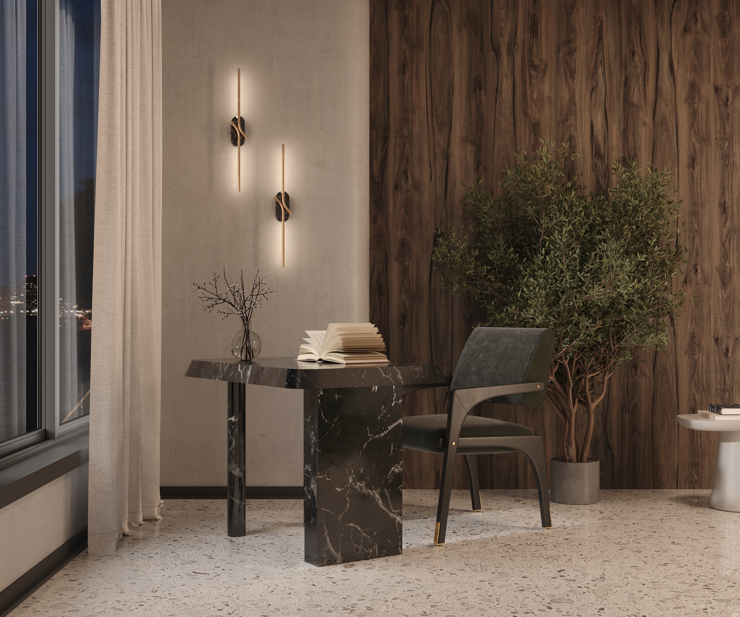 Настенный светильник (бра) Renaissance 3000К 6Вт Настенный светильник (бра) Maytoni MOD256WL-L5BS3K3 — изображение 4