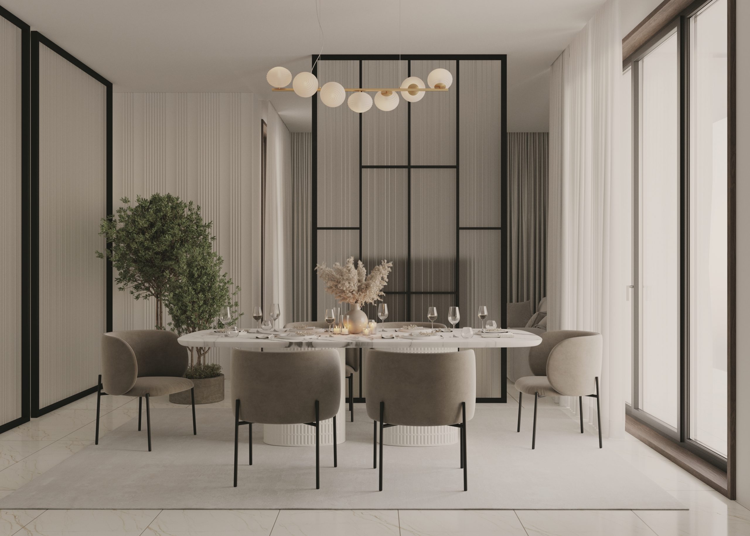 Подвесной светильник Reels E14х7 Подвесной светильник Maytoni MOD268PL-07G — изображение 3