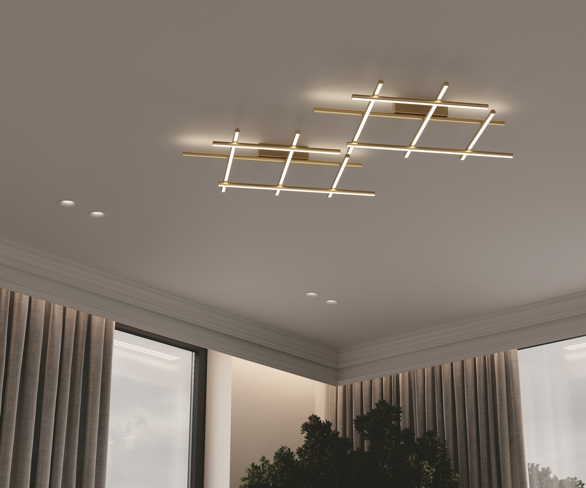 Потолочный светильник Radiance 3000К 50Вт Потолочный светильник Maytoni MOD278CL-L50G3K — изображение 2