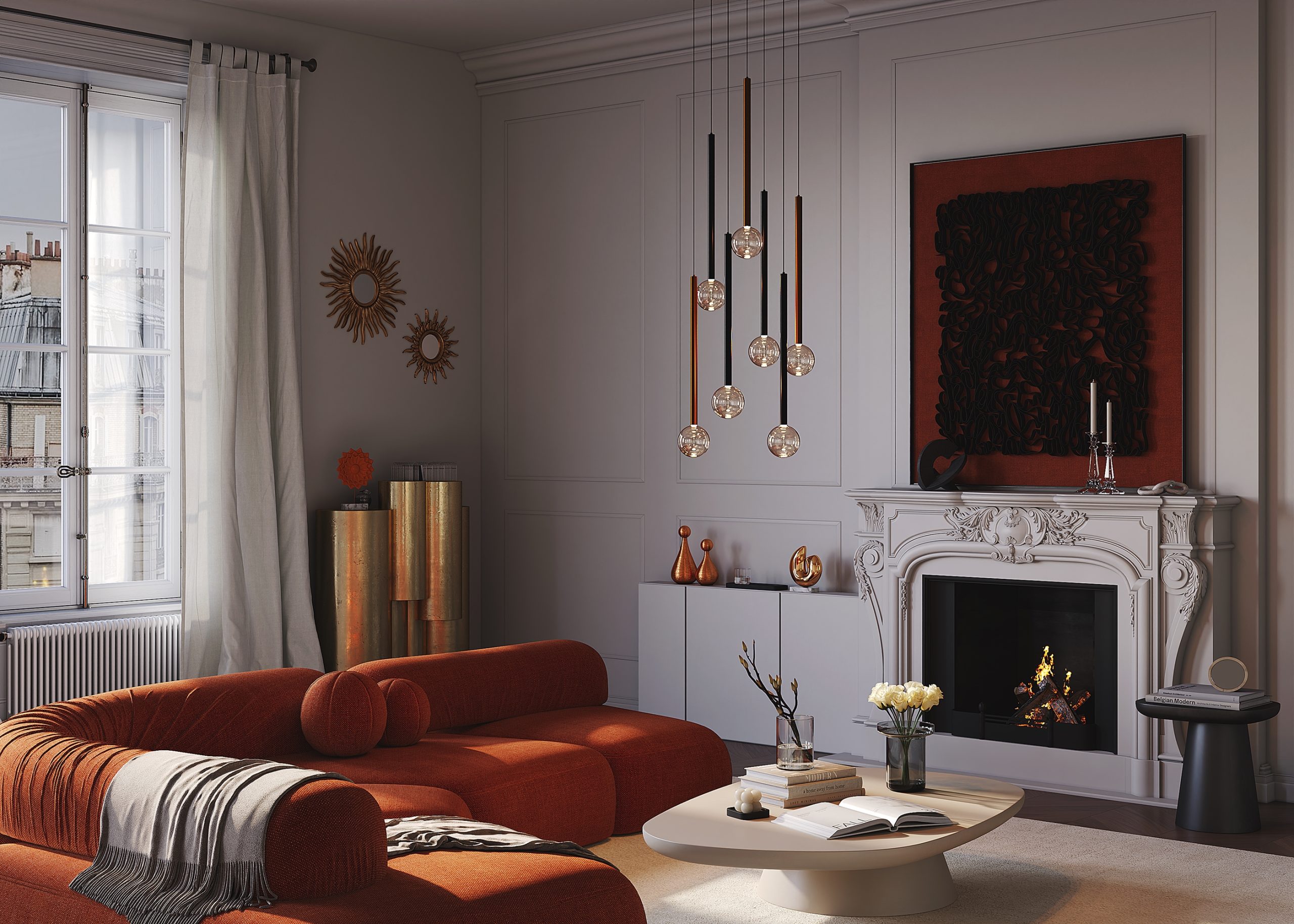 Подвесной светильник Bubble dream 3000К 51Вт Подвесной светильник Maytoni MOD383PL-L40BBS3K — изображение 4