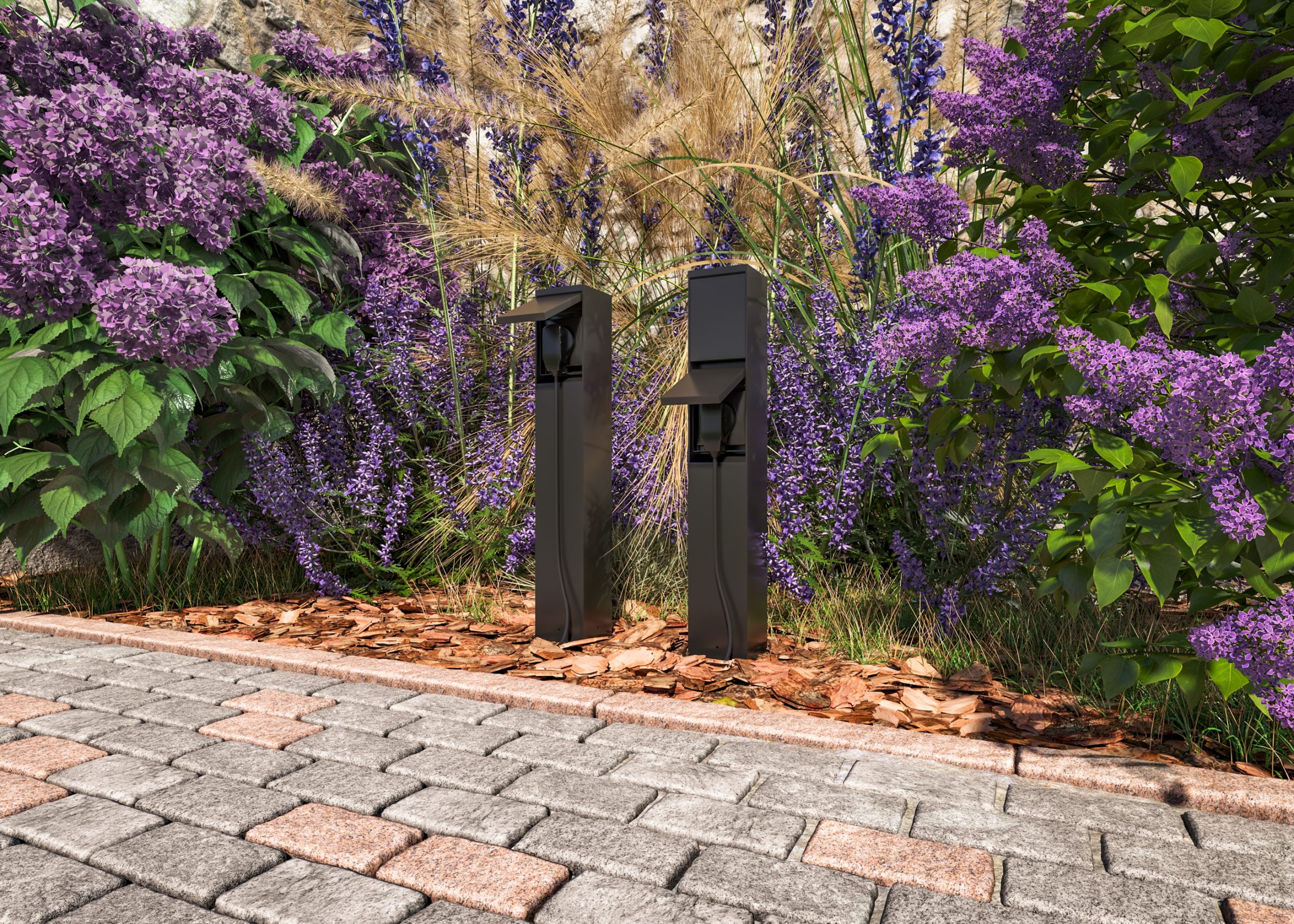 Уличная розетка Nido 2000Вт IP 54 Уличная розетка Outdoor O460FL-GF01SC — изображение 2