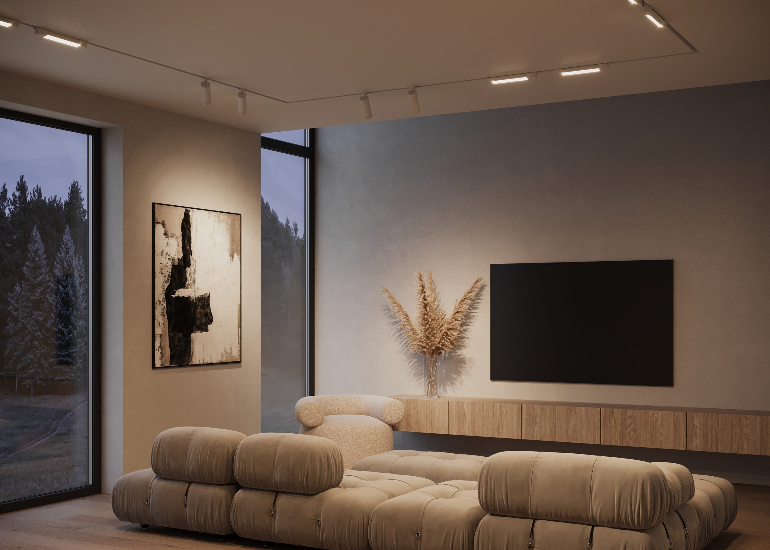 Трековый светильник Focus Zoom Trinity 4000K 20Вт 15-60° Трековый светильник Technical TR198-3-20W4K-Z-W — изображение 3