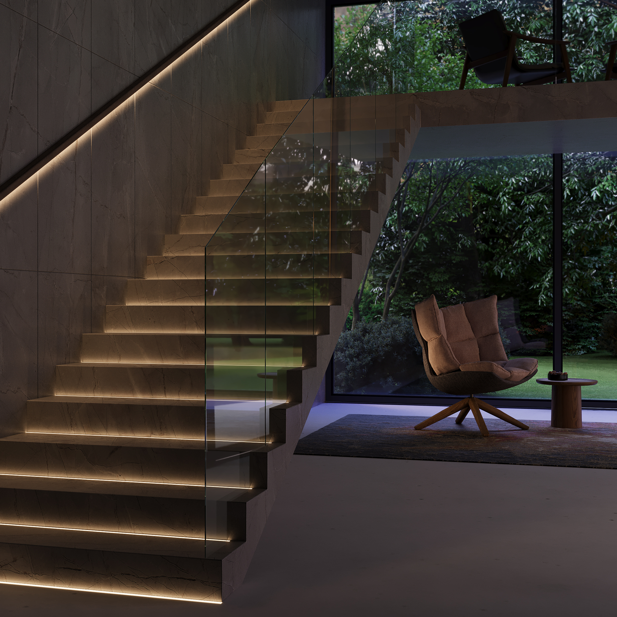 Алюминиевый профиль встраиваемый в пол 26x26 (Серебро, 2 м), ALM-2626-S-2M 636016 Профиль Led Strip 636016 — изображение 4