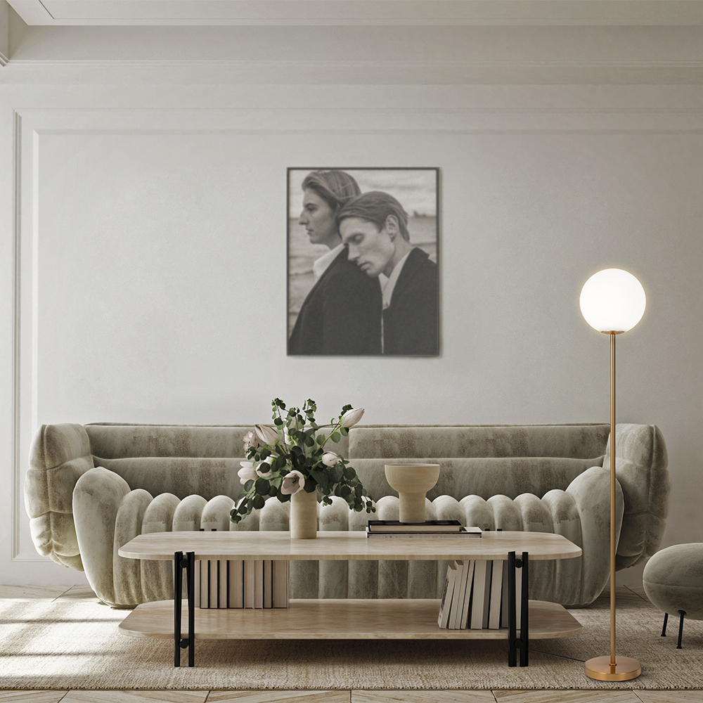 Напольный светильник (торшер) Ring E27х1 Напольный светильник (торшер) Maytoni MOD013FL-01BS — изображение 4