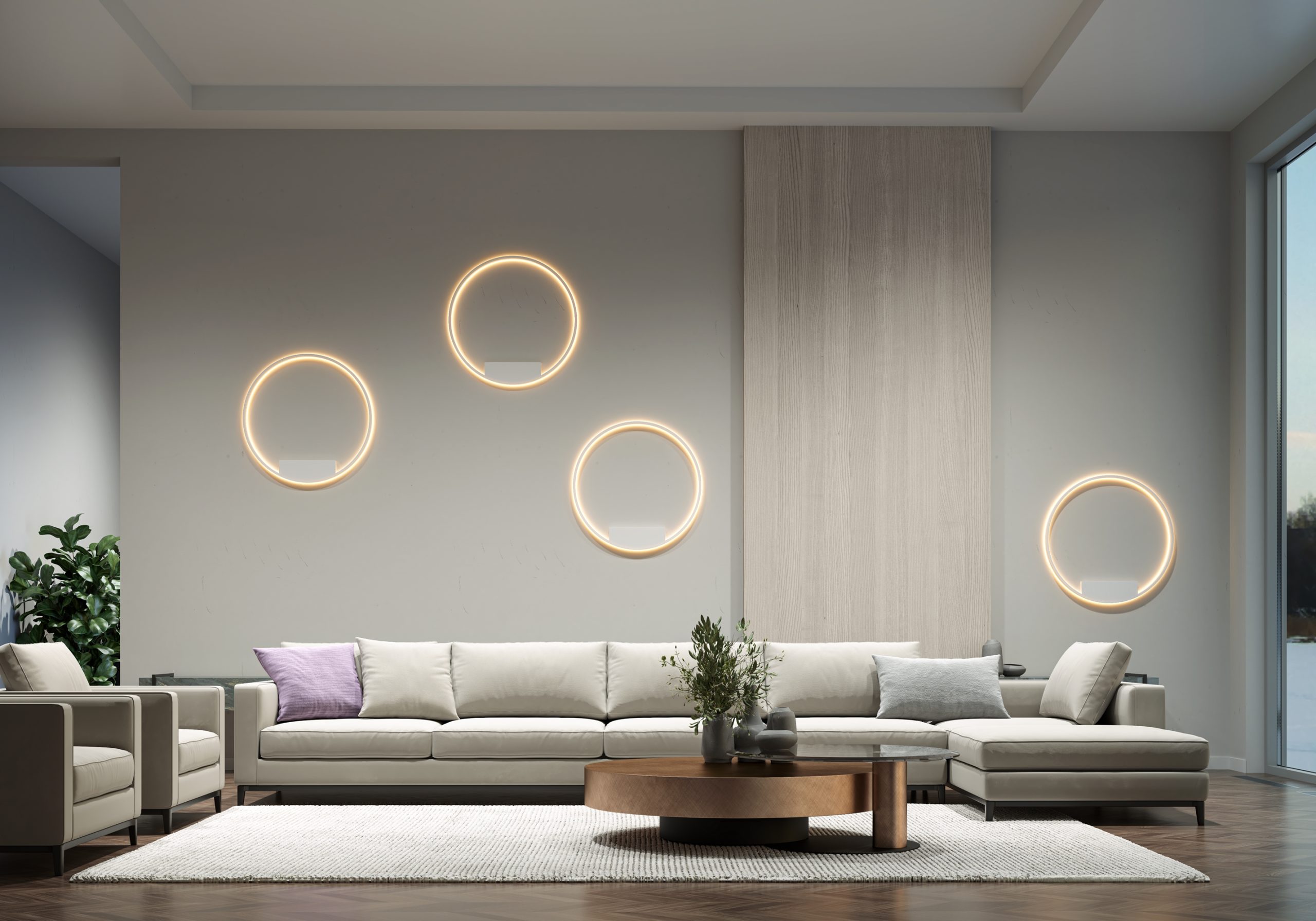 Настенный светильник (бра) Rim 4000К 51Вт Настенный светильник (бра) Maytoni MOD058WL-L50W4K — изображение 3