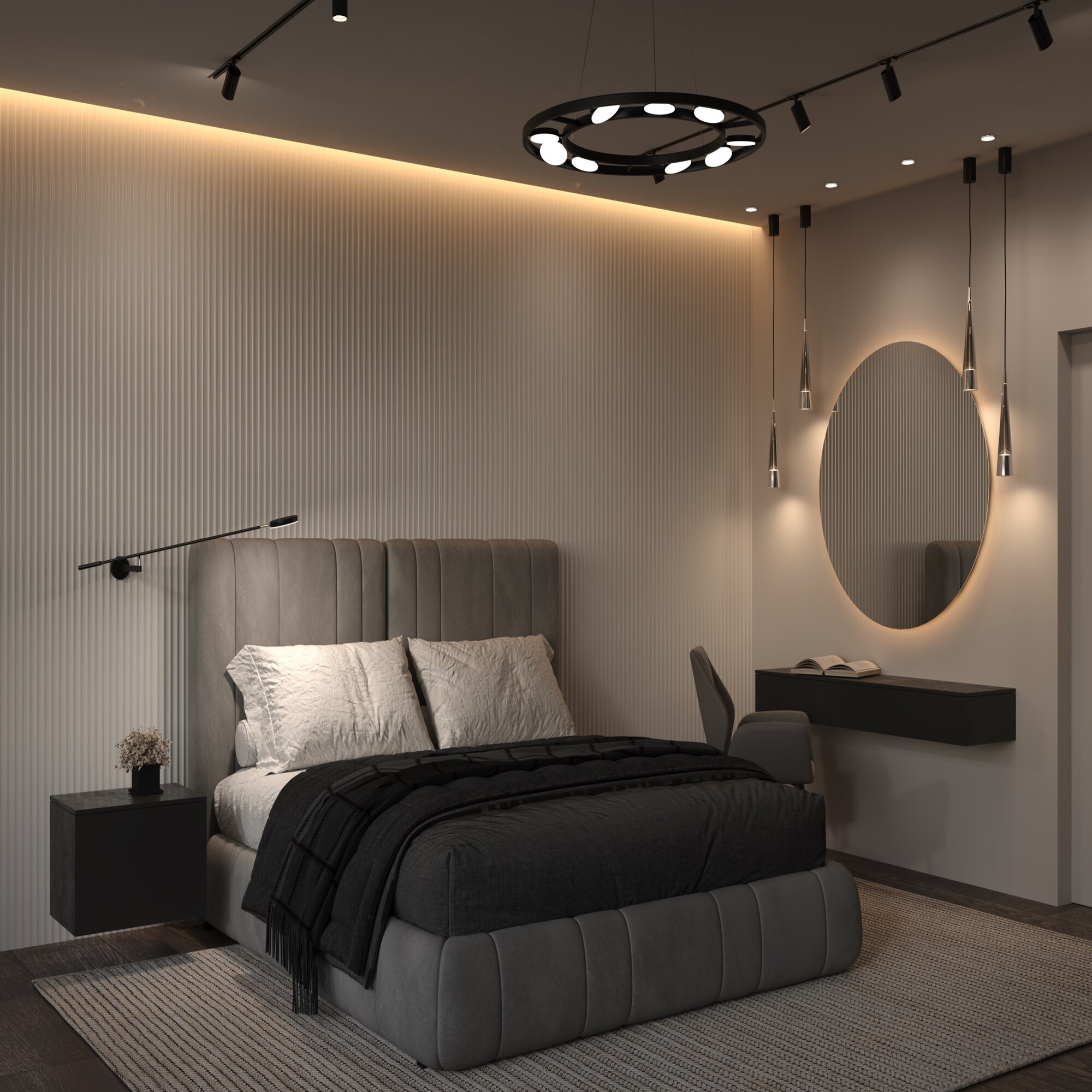 Подвесной светильник Fad 3000K 63Вт Подвесной светильник Maytoni MOD070PL-L63B3K — изображение 2