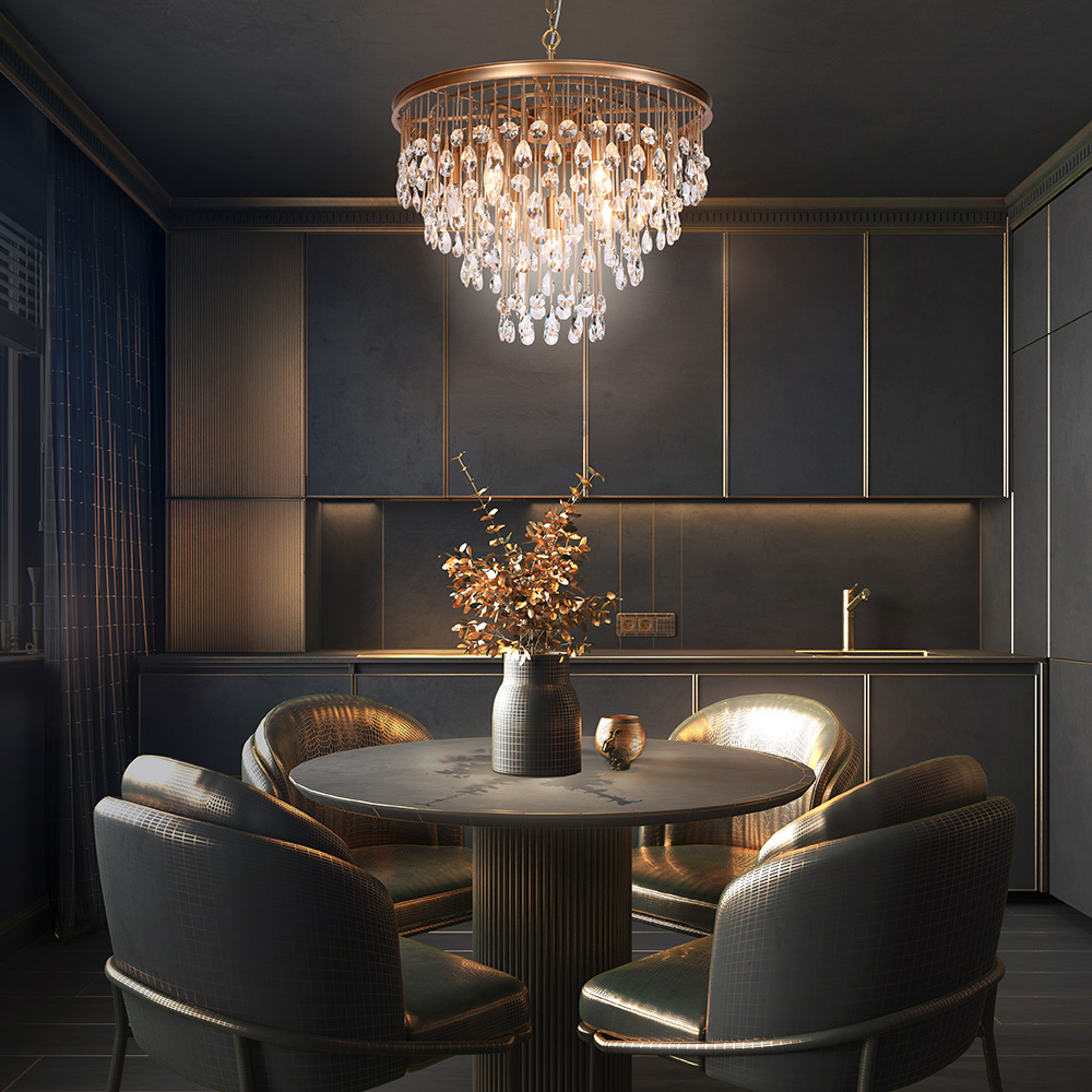 Подвесной светильник Linn E14x7 Подвесной светильник Maytoni MOD091PL-07G — изображение 3