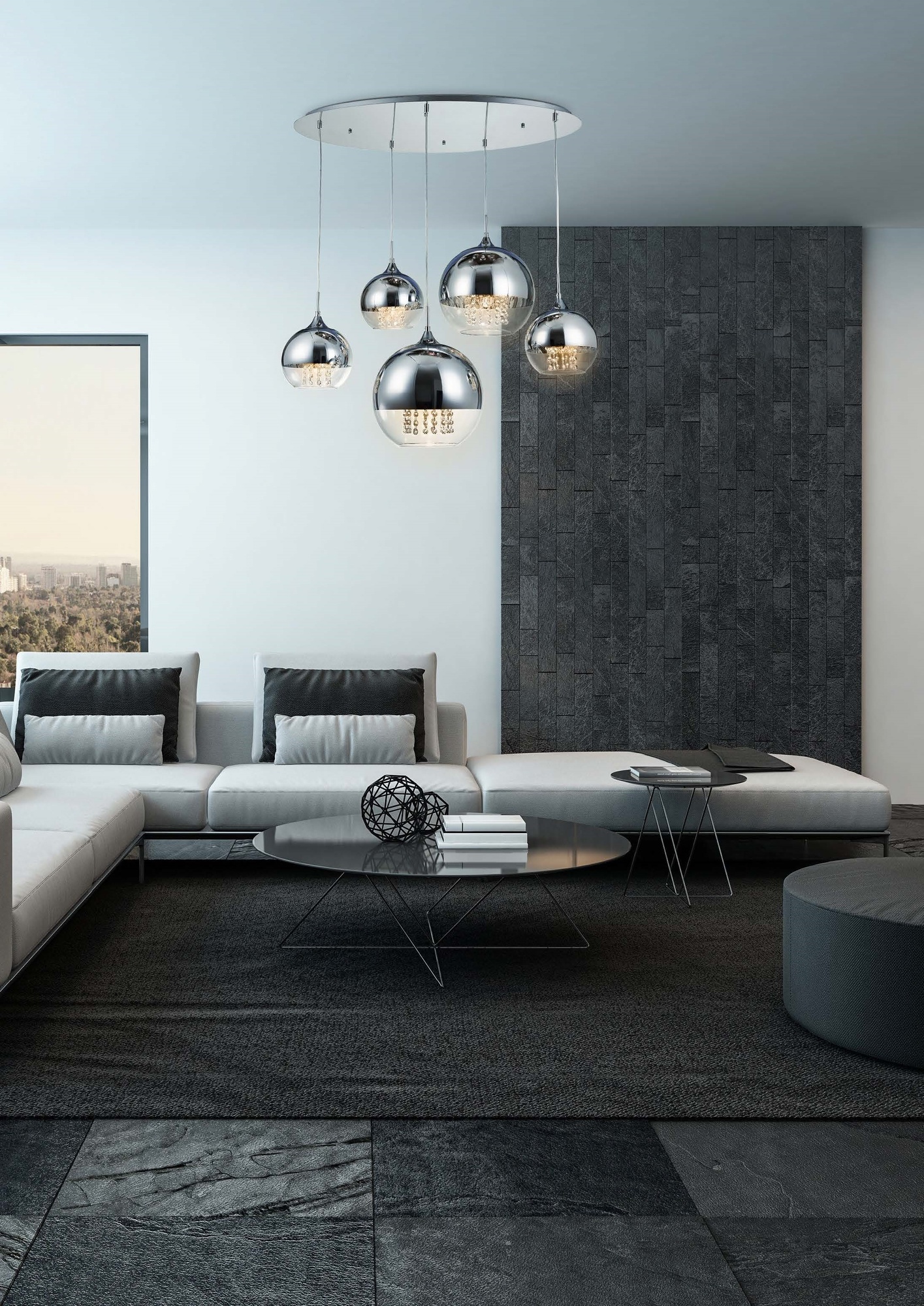 Подвесной светильник Fermi E27х5 Подвесной светильник Maytoni P140-PL-170-5-N — изображение 2