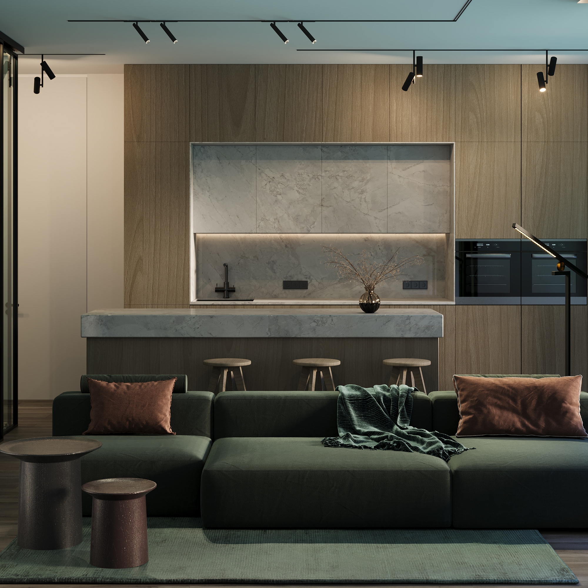 Трековый светильник Elti Duo Exility 3000K 24Вт 36° Трековый светильник Technical TR005-2-2X12W3K-B — изображение 2