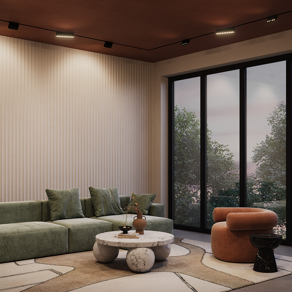 Трековый светильник Points Rot Gravity 4000K 10Вт 30° Трековый светильник Technical TR077-2-10W4K-B