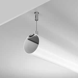 Алюминиевый профиль подвесной D60 (Серебро