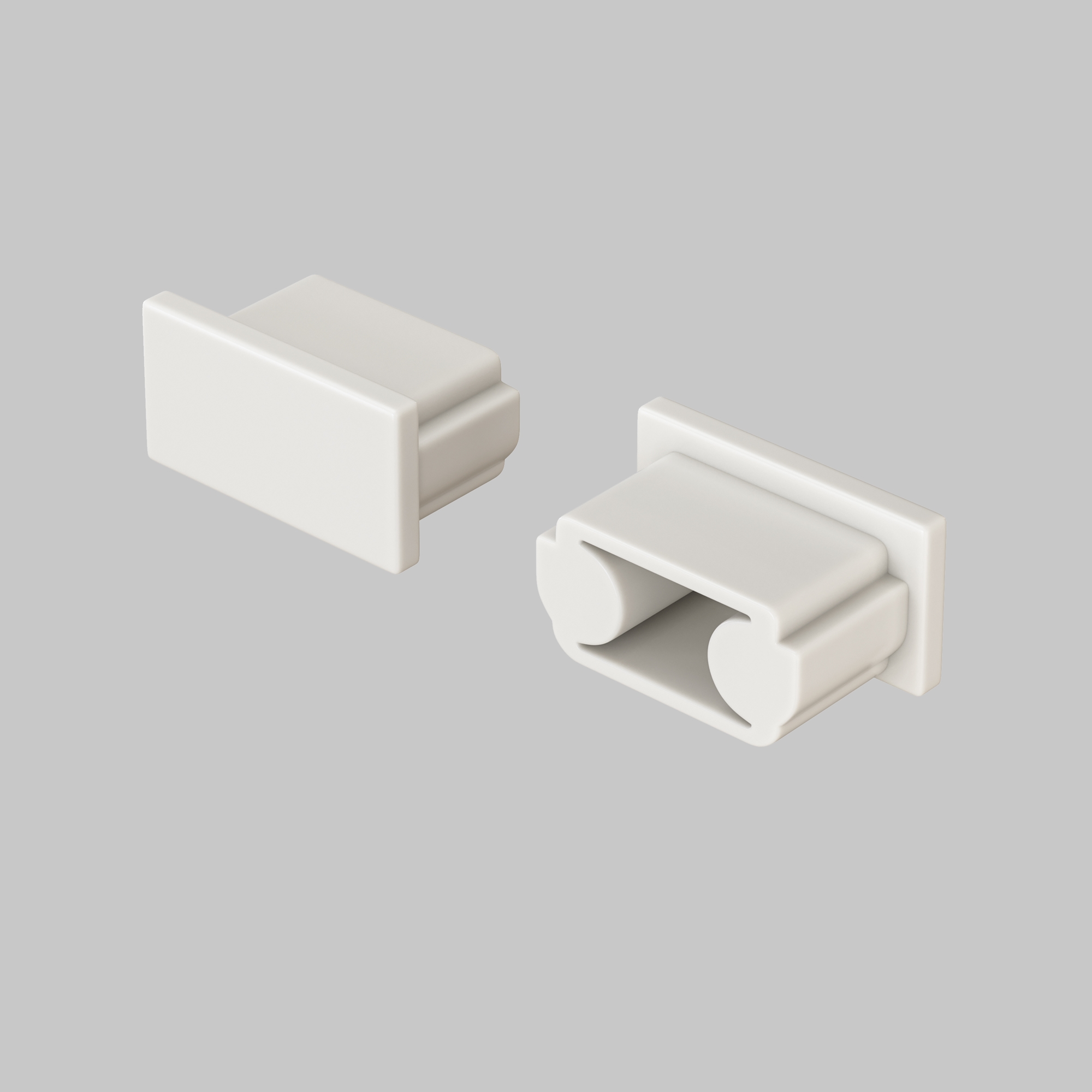 Комплект заглушек (для профиля 15×06) 10 шт., ALM001EC Комплектующие для профиля Led Strip ALM001EC — изображение 3