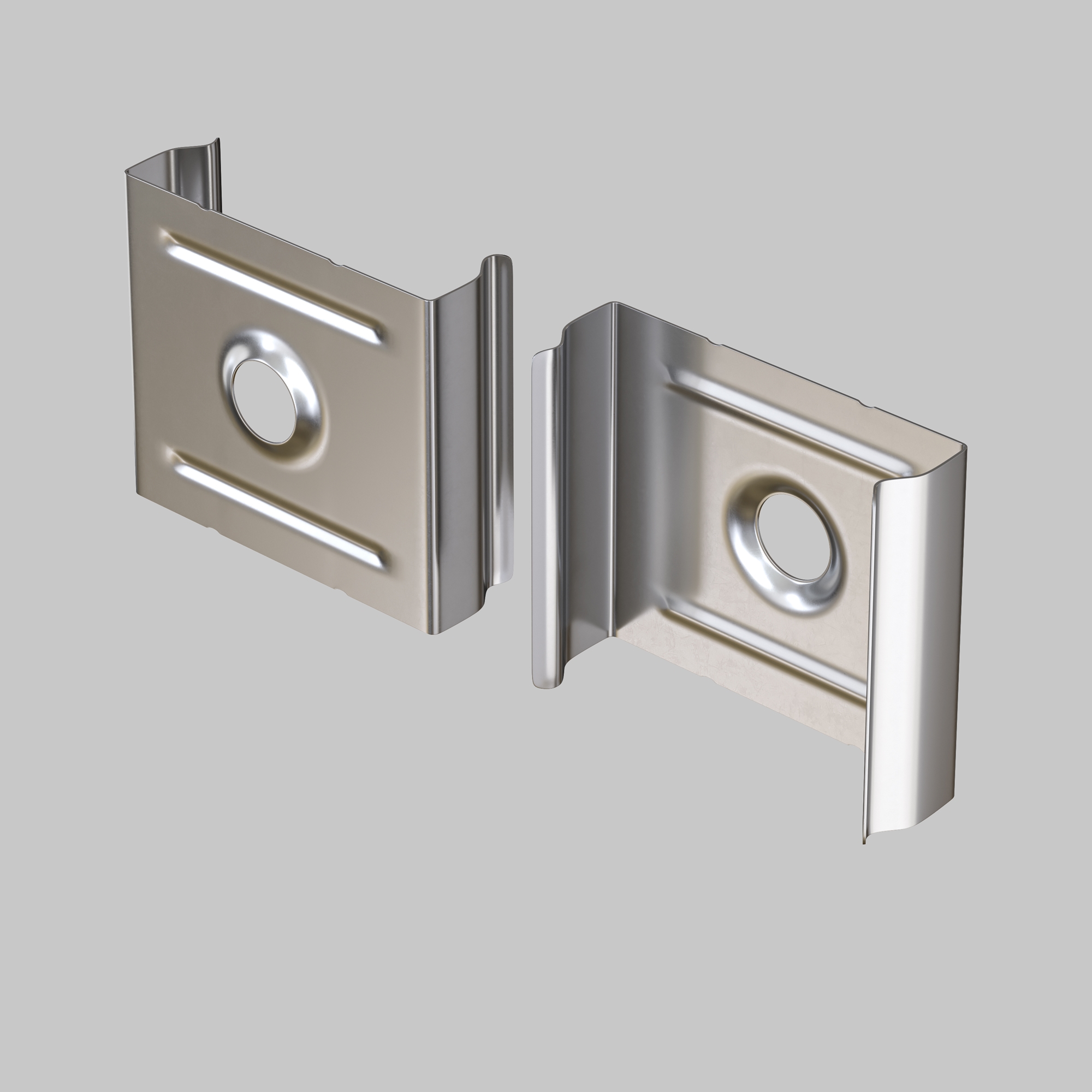 Комплект креплений (для профиля 21×21) 10 шт., ALM007MT Комплектующие для профиля Led Strip ALM007MT — изображение 3