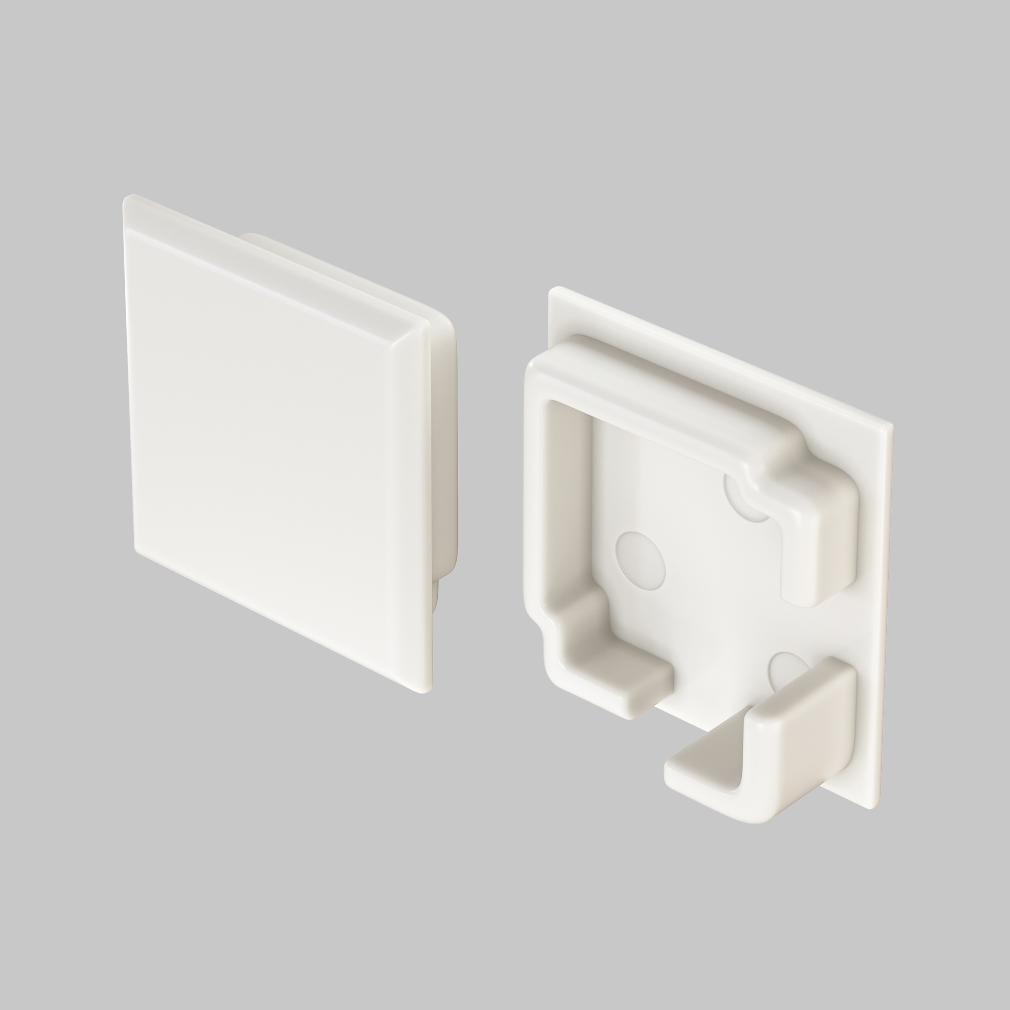 Комплект заглушек (для профиля 16×16) 10 шт., ALM009EC Комплектующие для профиля Led Strip ALM009EC — изображение 3