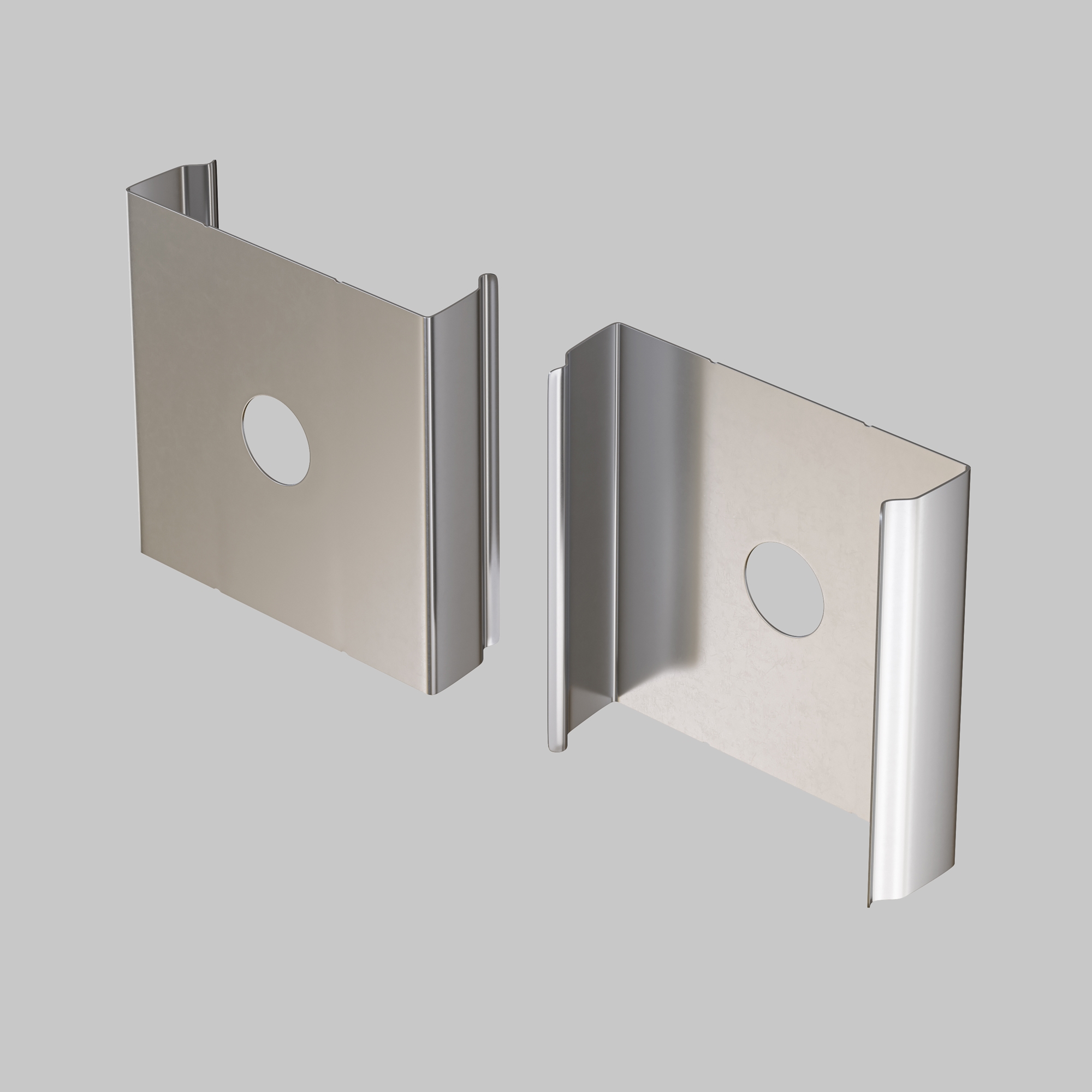 Комплект креплений (для профиля ALM010S) 10шт. Комплектующие для профиля Led Strip ALM010MT — изображение 3