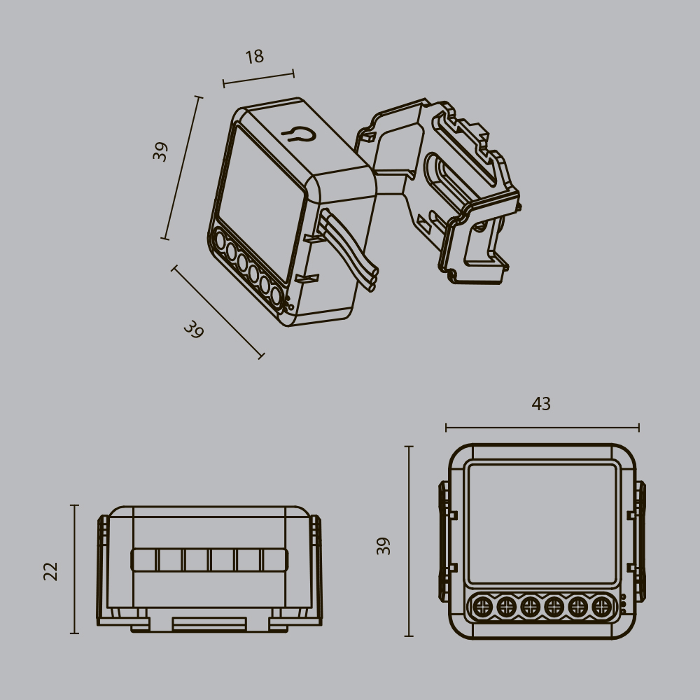 Wi-Fi выключатель трехканальный MD003 Выключатель Lighting control MD003 — изображение 4