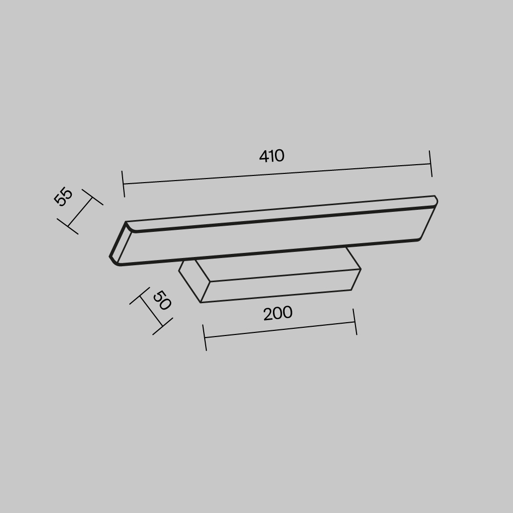 Подсветка Gleam 4000К 16,2Вт IP 20 Подсветка Maytoni MIR005WL-L16B — изображение 3
