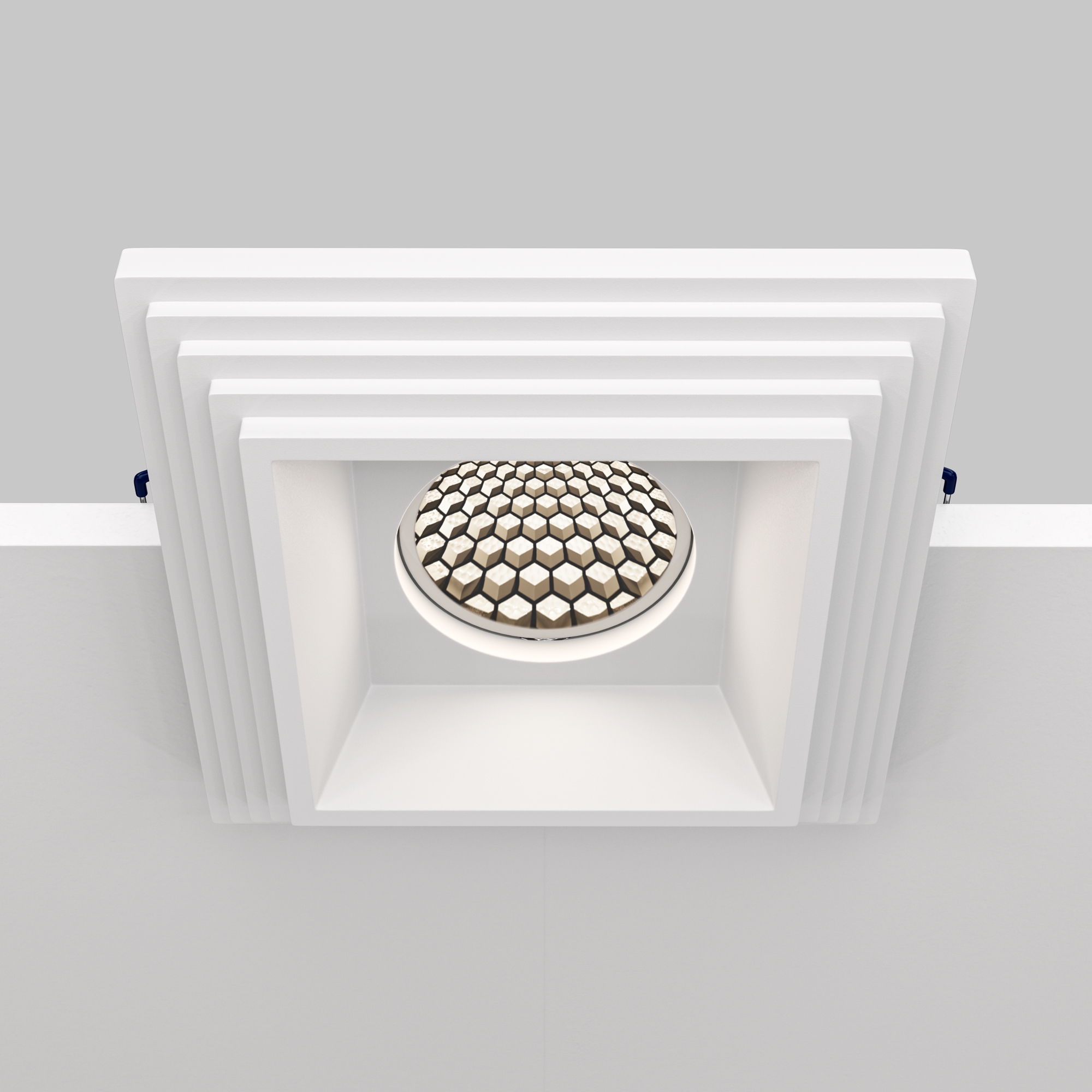 Встраиваемый светильник Gyps Modern GU10 10Вт Встраиваемый светильник Technical DL005-1-01-W — изображение 2