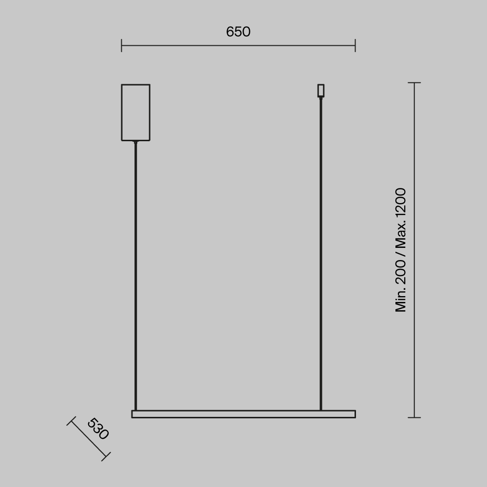 Подвесной светильник Glint 3000K 25Вт Подвесной светильник Maytoni MOD072PL-L28BS3K — изображение 2