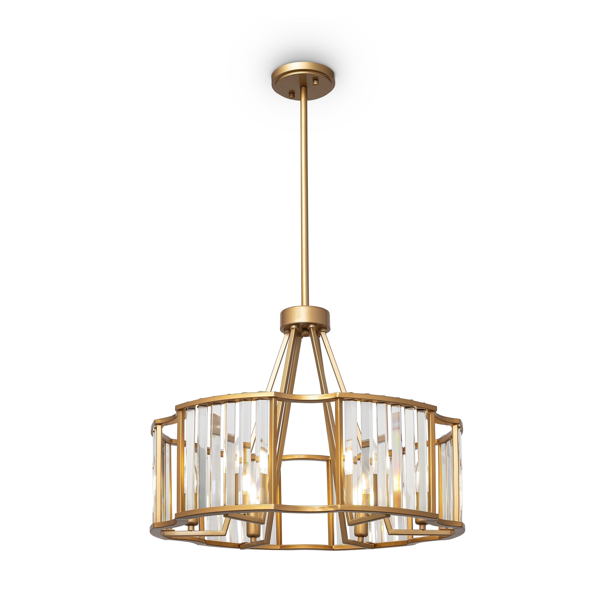 Подвесной светильник Solar E14х6 Подвесной светильник Maytoni MOD087PL-06G — изображение 2