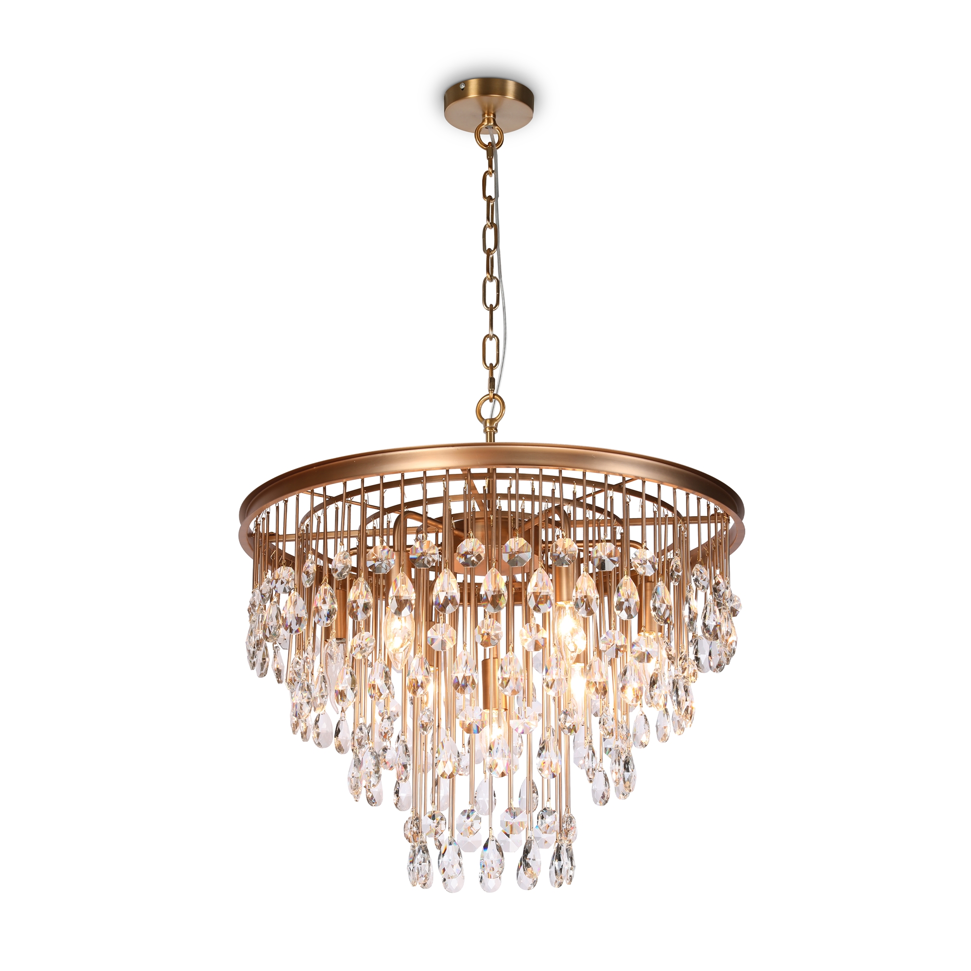 Подвесной светильник Linn E14x7 Подвесной светильник Maytoni MOD091PL-07G — изображение 2