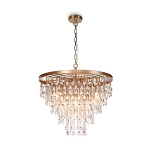 Подвесной светильник Linn E14x9 Подвесной светильник Maytoni MOD091PL-09G