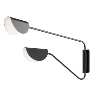 Настенный светильник (бра) Моллис / Mollis G9х2 Настенный светильник (бра) Maytoni MOD126WL-02B