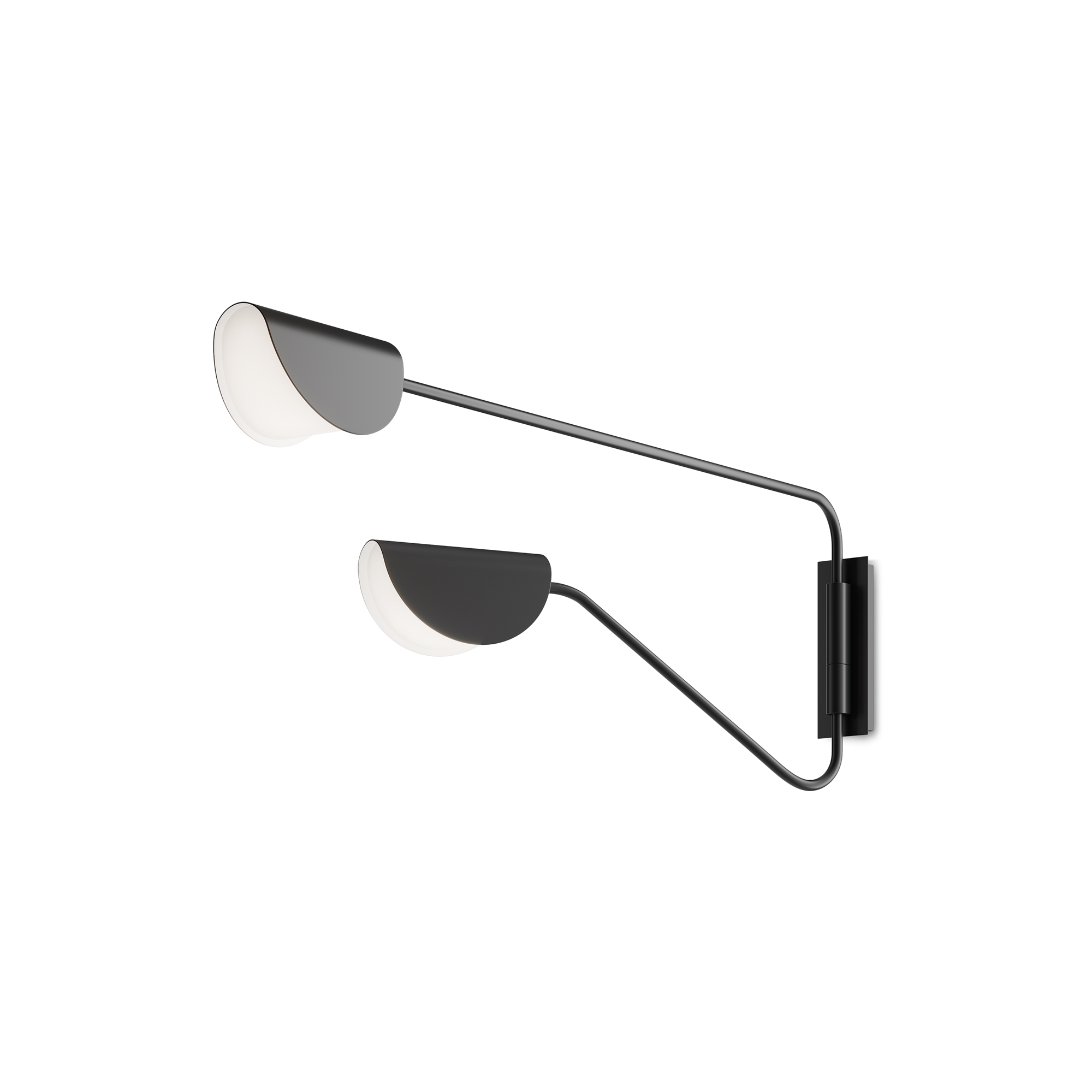 Настенный светильник (бра) Mollis G9х2 28Вт Настенный светильник (бра) Maytoni MOD126WL-02B