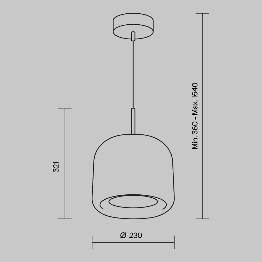 Подвесной светильник Madmen 3000K 6Вт Подвесной светильник Maytoni MOD128PL-L6BR — изображение 3