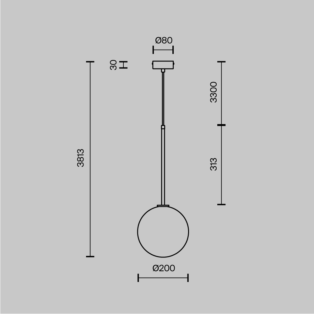 Подвесной светильник Mood G4х1 Подвесной светильник Maytoni MOD172PL-01B — изображение 4