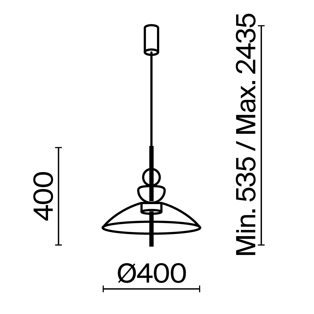 Подвесной светильник Bangkok 3000К 12Вт Подвесной светильник Maytoni MOD185PL-L6B3K3 — изображение 2