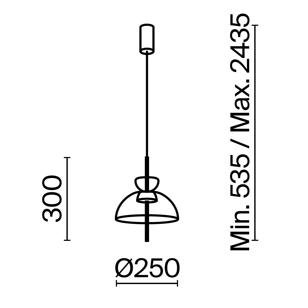 Подвесной светильник Bangkok 3000К 12Вт Подвесной светильник Maytoni MOD185PL-L6B3K5 — изображение 3