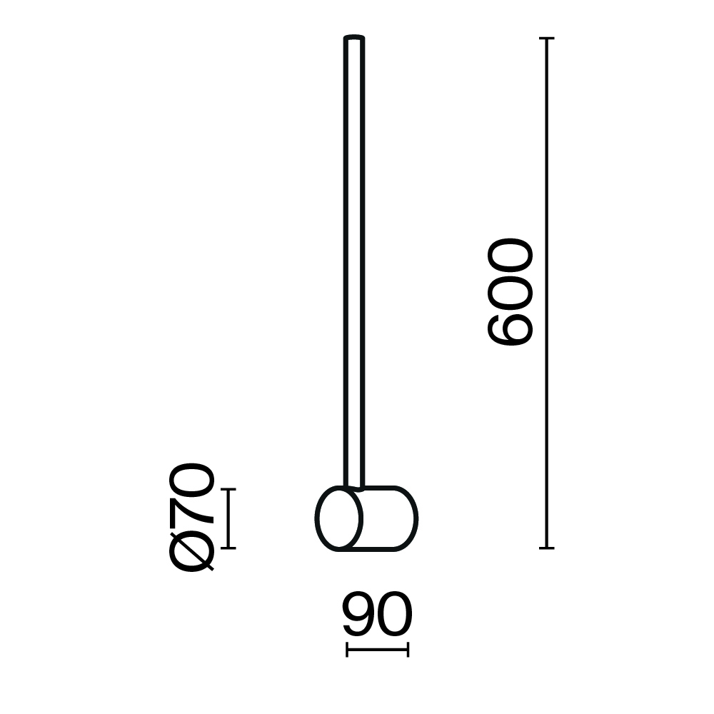 Настенный светильник (бра) Light stick 3000К 7Вт Настенный светильник (бра) Maytoni MOD237WL-L6BS3K — изображение 3