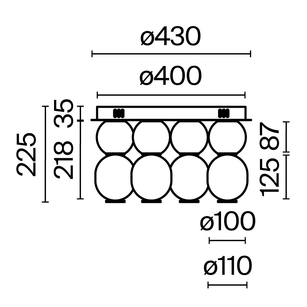 Потолочный светильник Drop 3000К 60Вт Потолочный светильник Maytoni MOD273CL-L60G3K — изображение 2